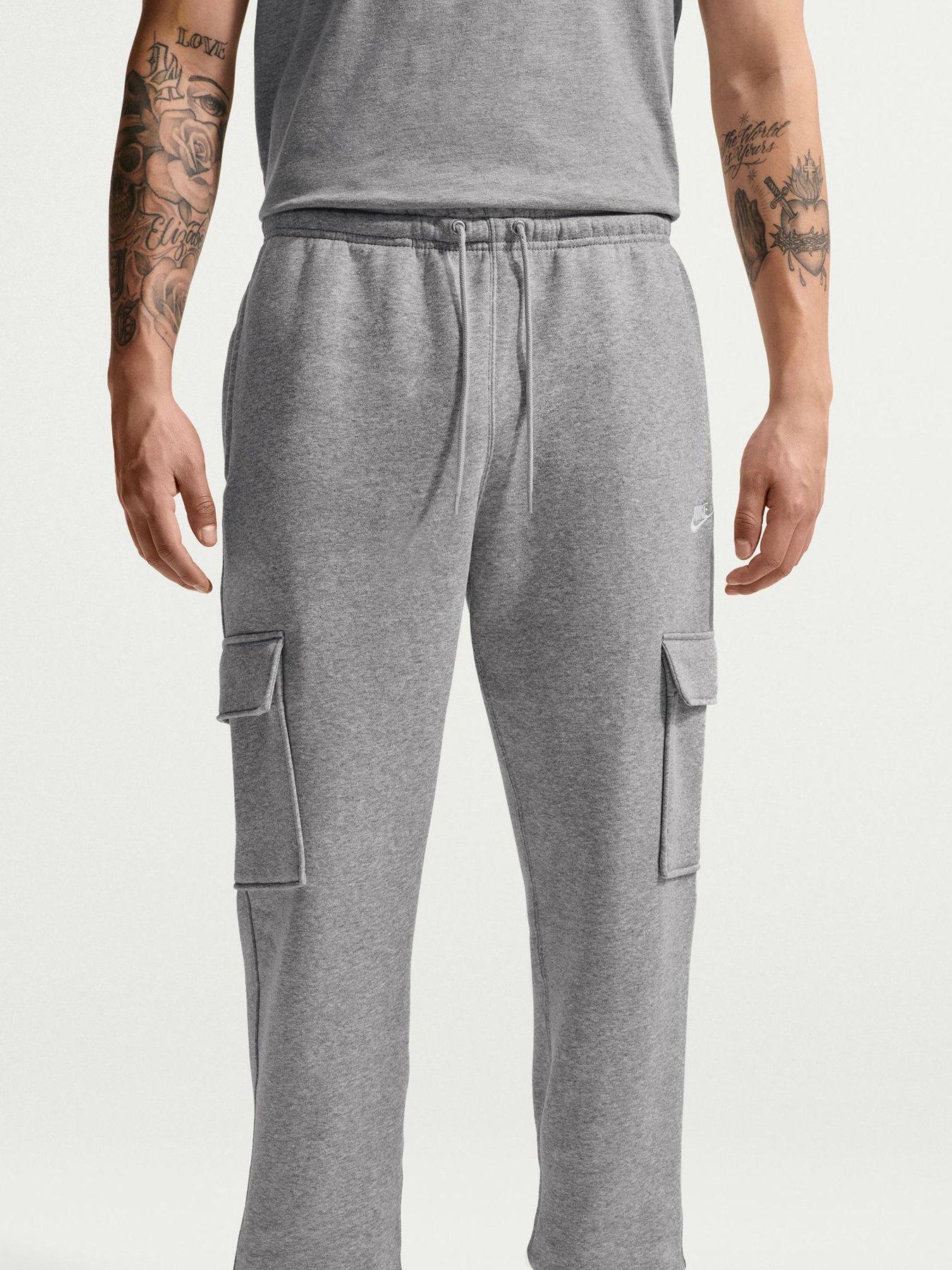 Nike Mens Club Cargo Pants - Grey