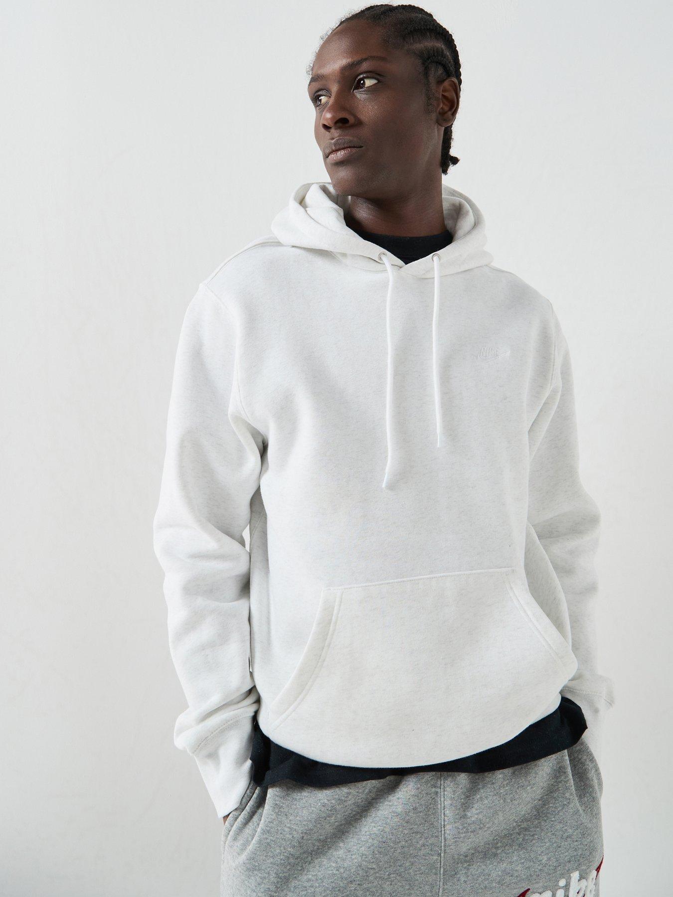 Nike Mens Club Pullover Hoodie - Grey