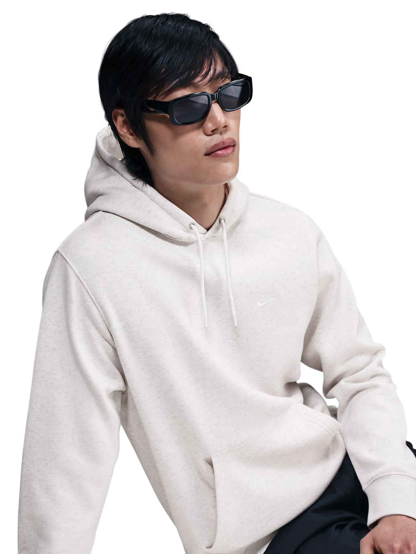 Image 5 of 5 of Nike Mens Club Pullover Hoodie - Grey