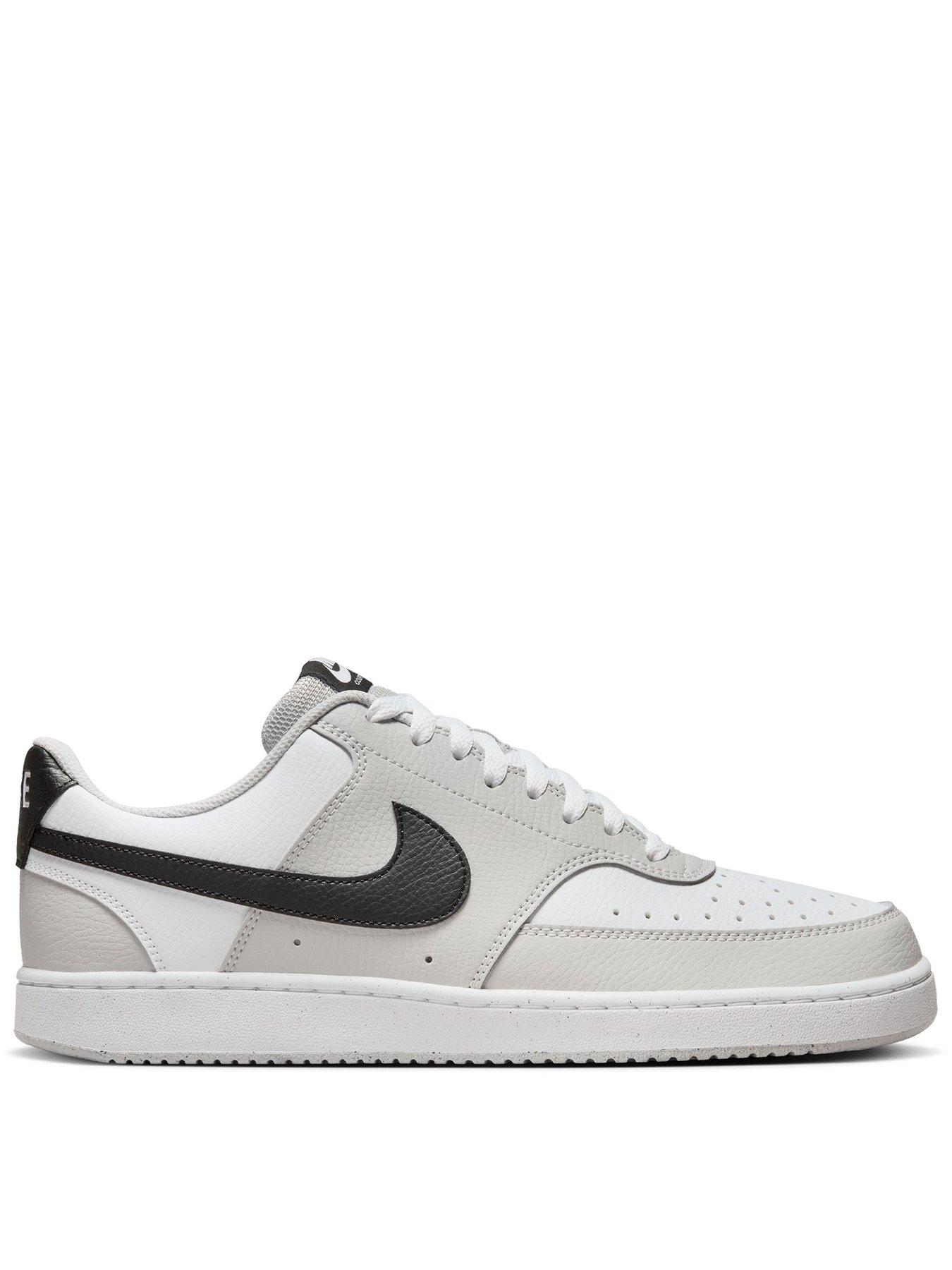 Nike Mens Nike Court Vision Low Trainers - Grey/White
