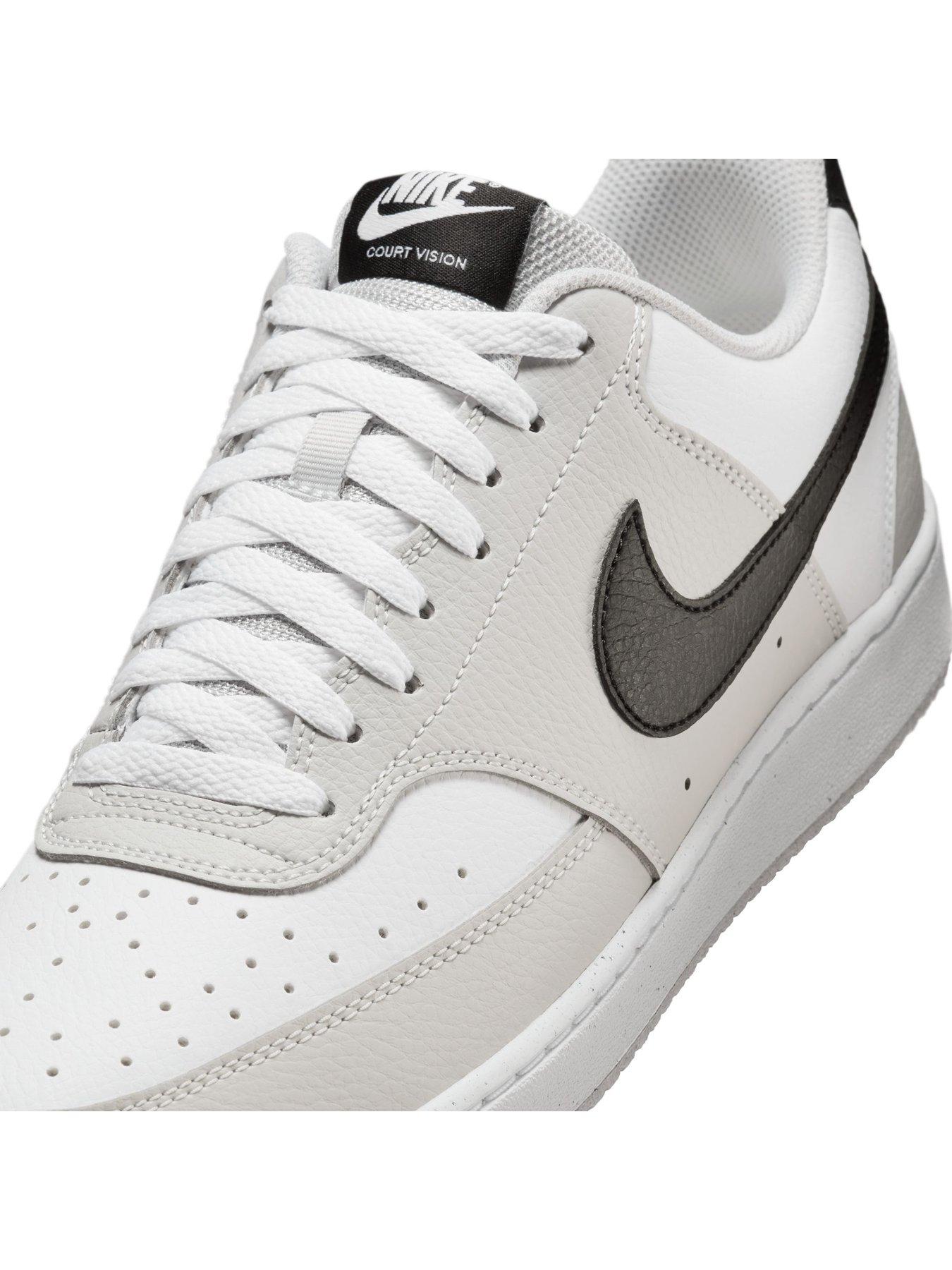 Image 6 of 7 of Nike Mens Court Vision Low Trainers - Black