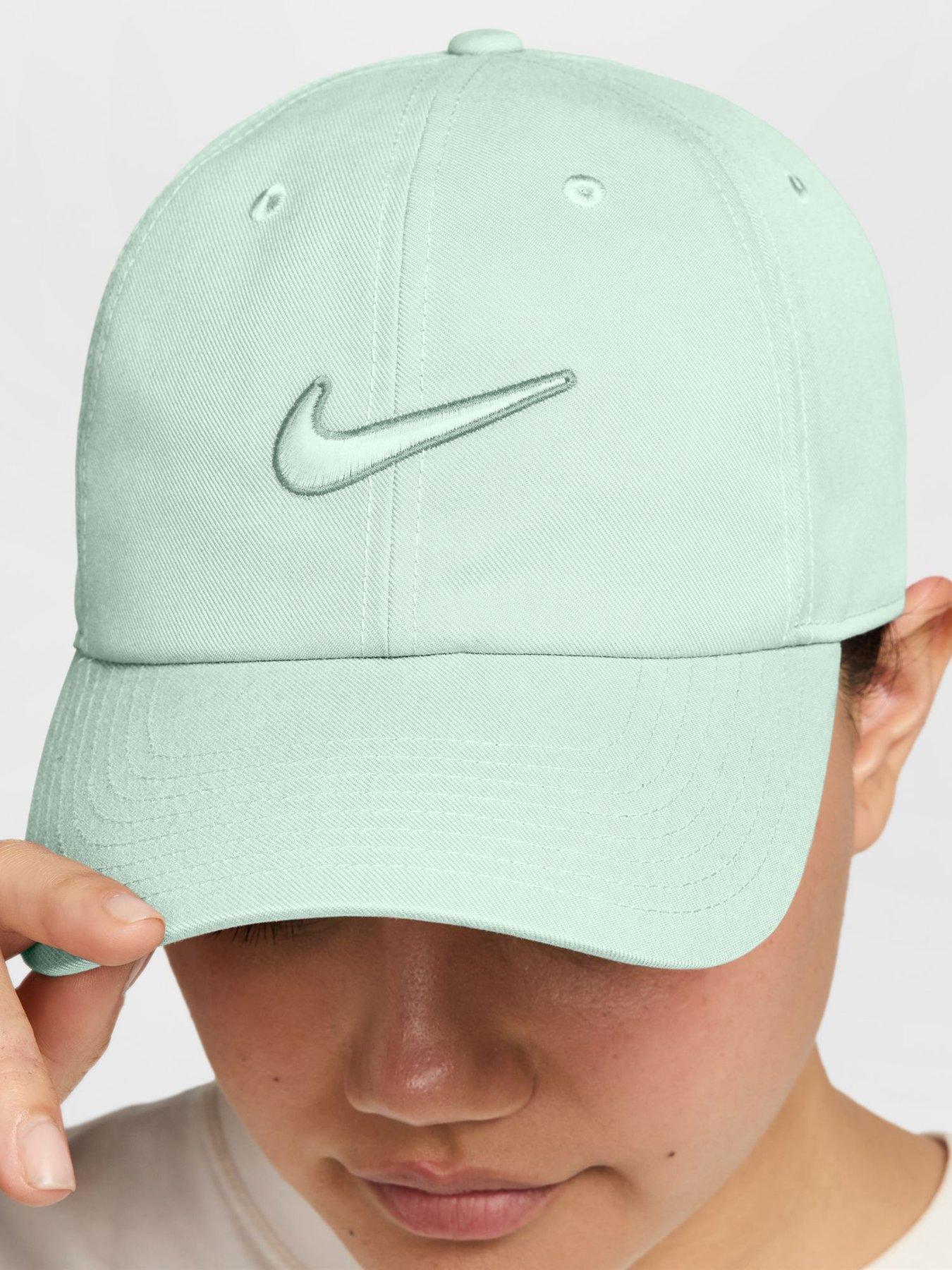 Image 4 of 6 of Nike Mens Club Unstructured Swoosh Cap - Green