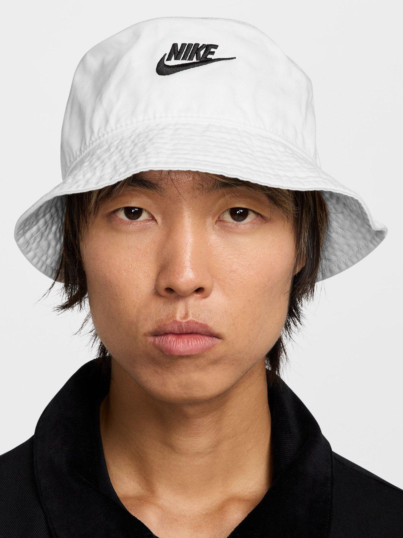 Nike Mens Apex Futura Washed Bucket Hat - White