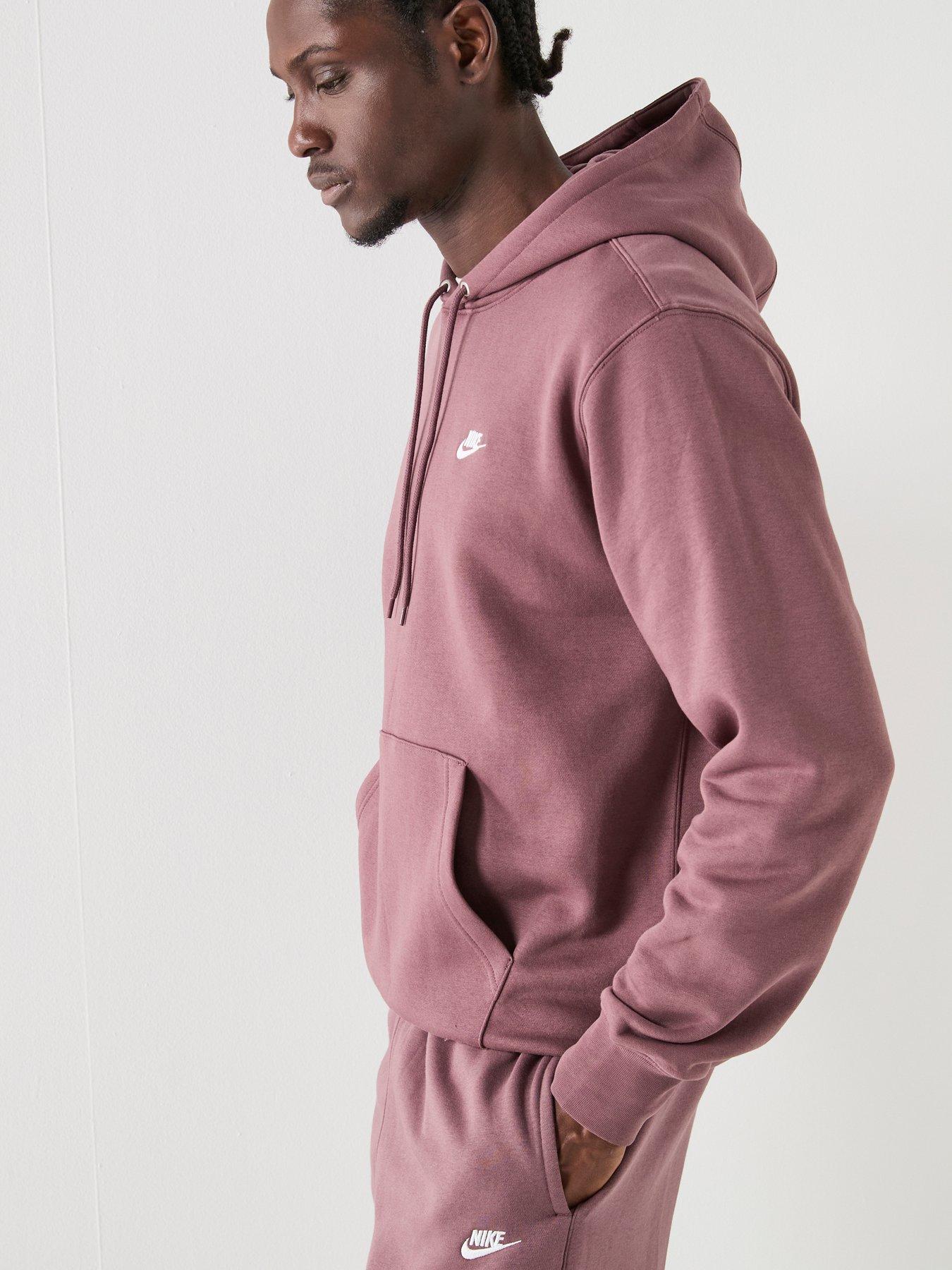 Image 1 of 6 of Nike Men's Pullover Fleece Hoodie - Purple