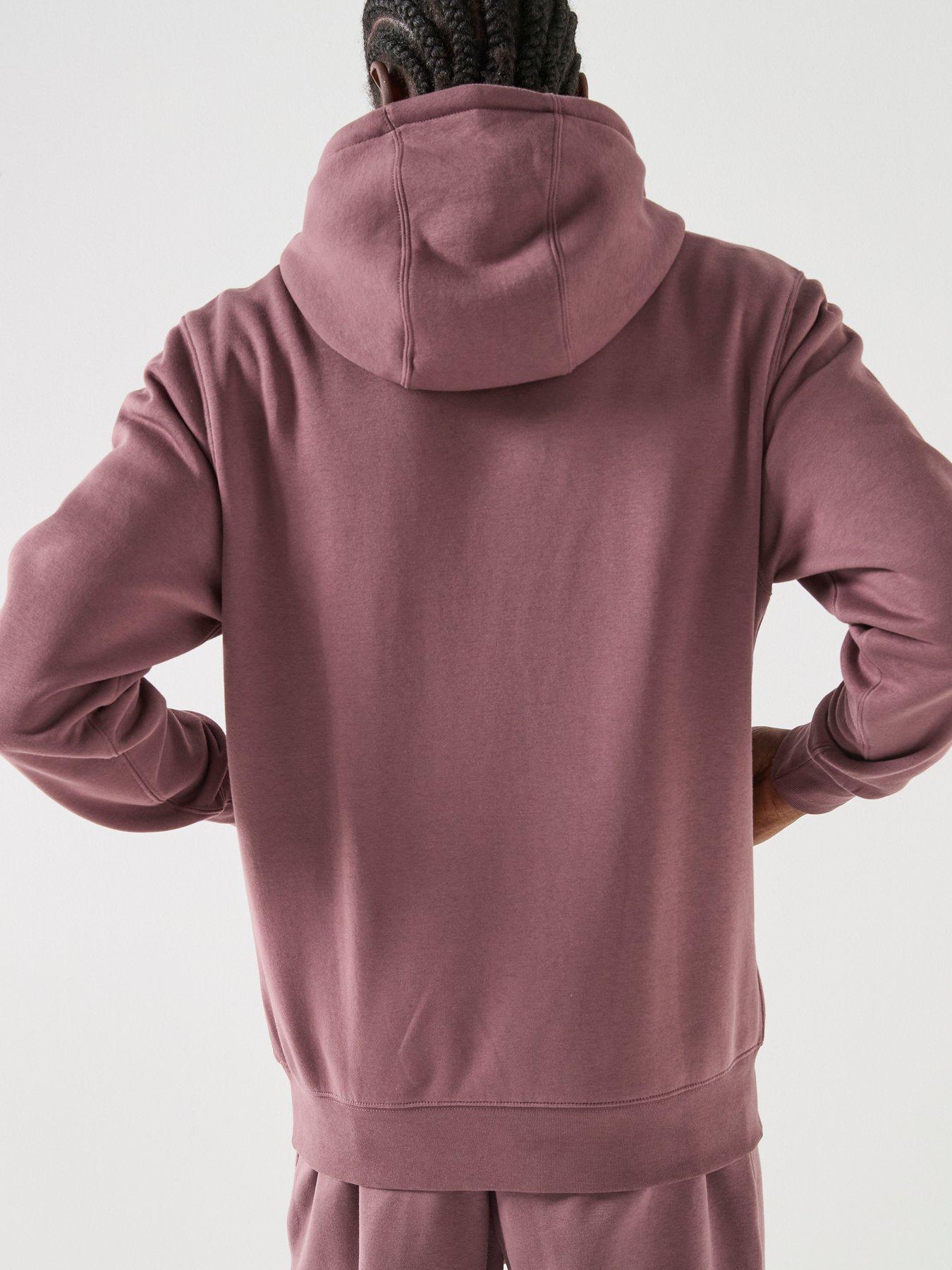 Image 2 of 6 of Nike Men's Pullover Fleece Hoodie - Purple