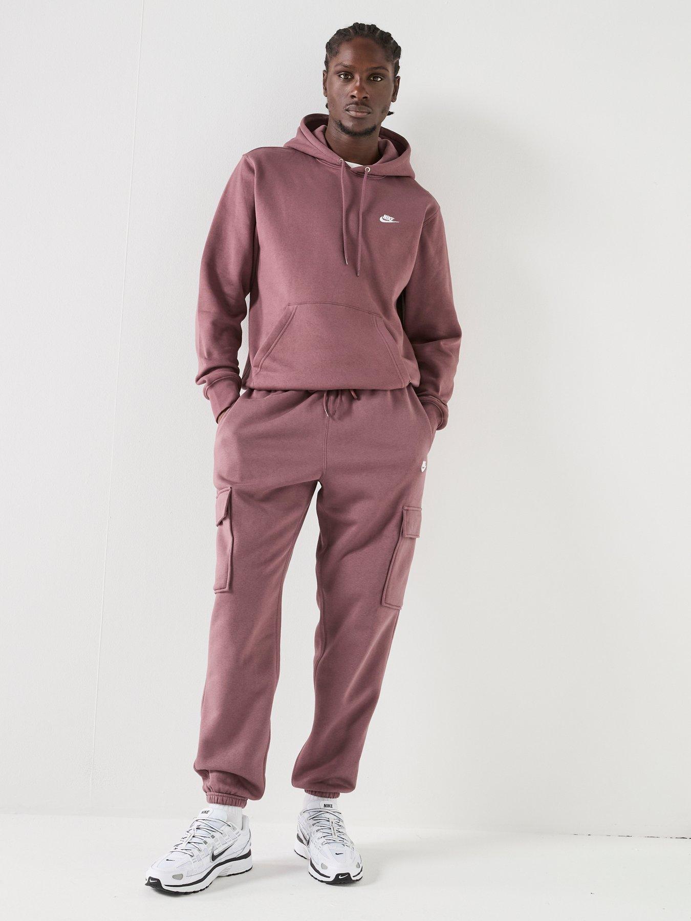 Image 3 of 6 of Nike Men's Pullover Fleece Hoodie - Purple