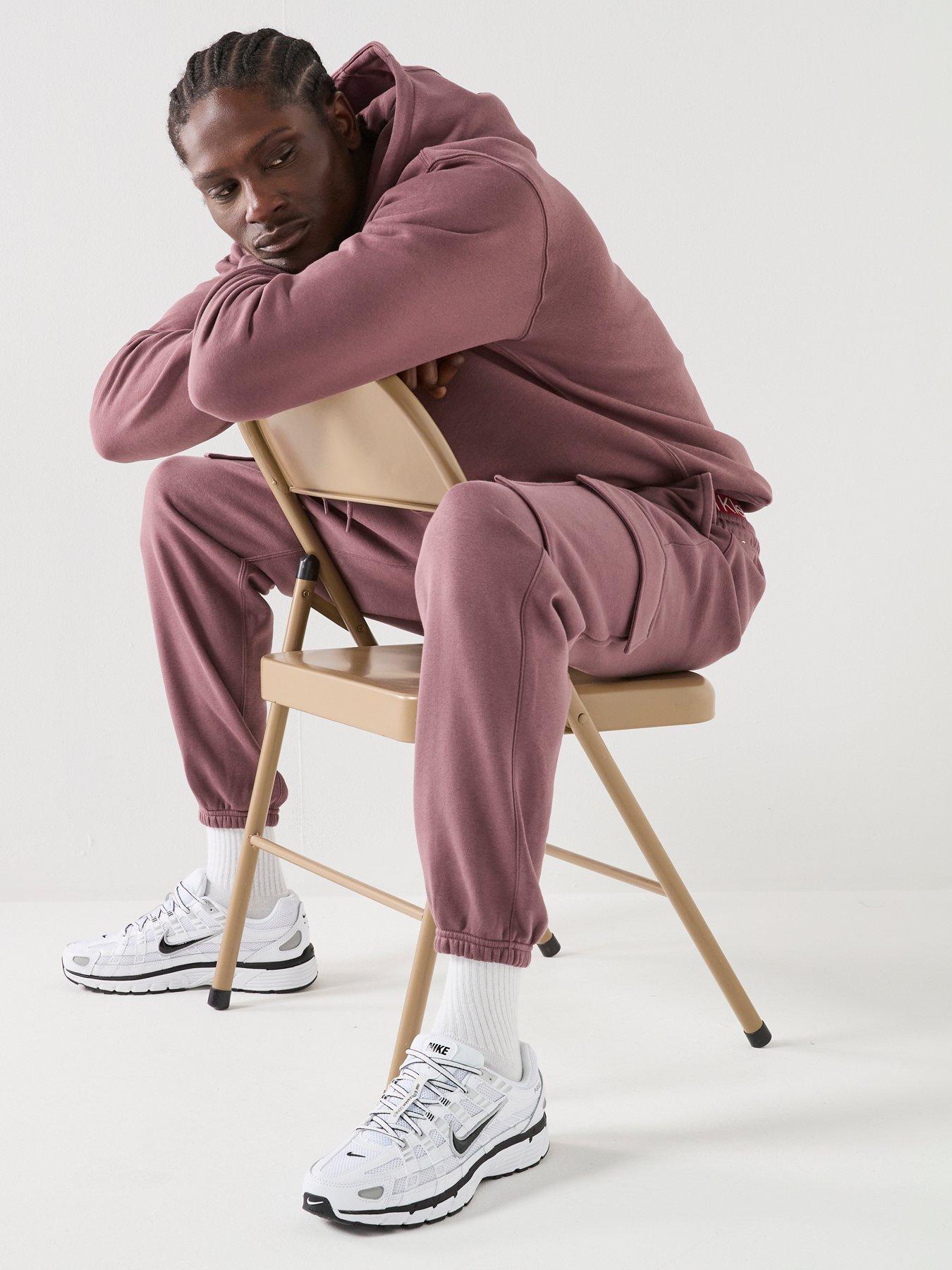 Image 6 of 6 of Nike Men's Pullover Fleece Hoodie - Purple