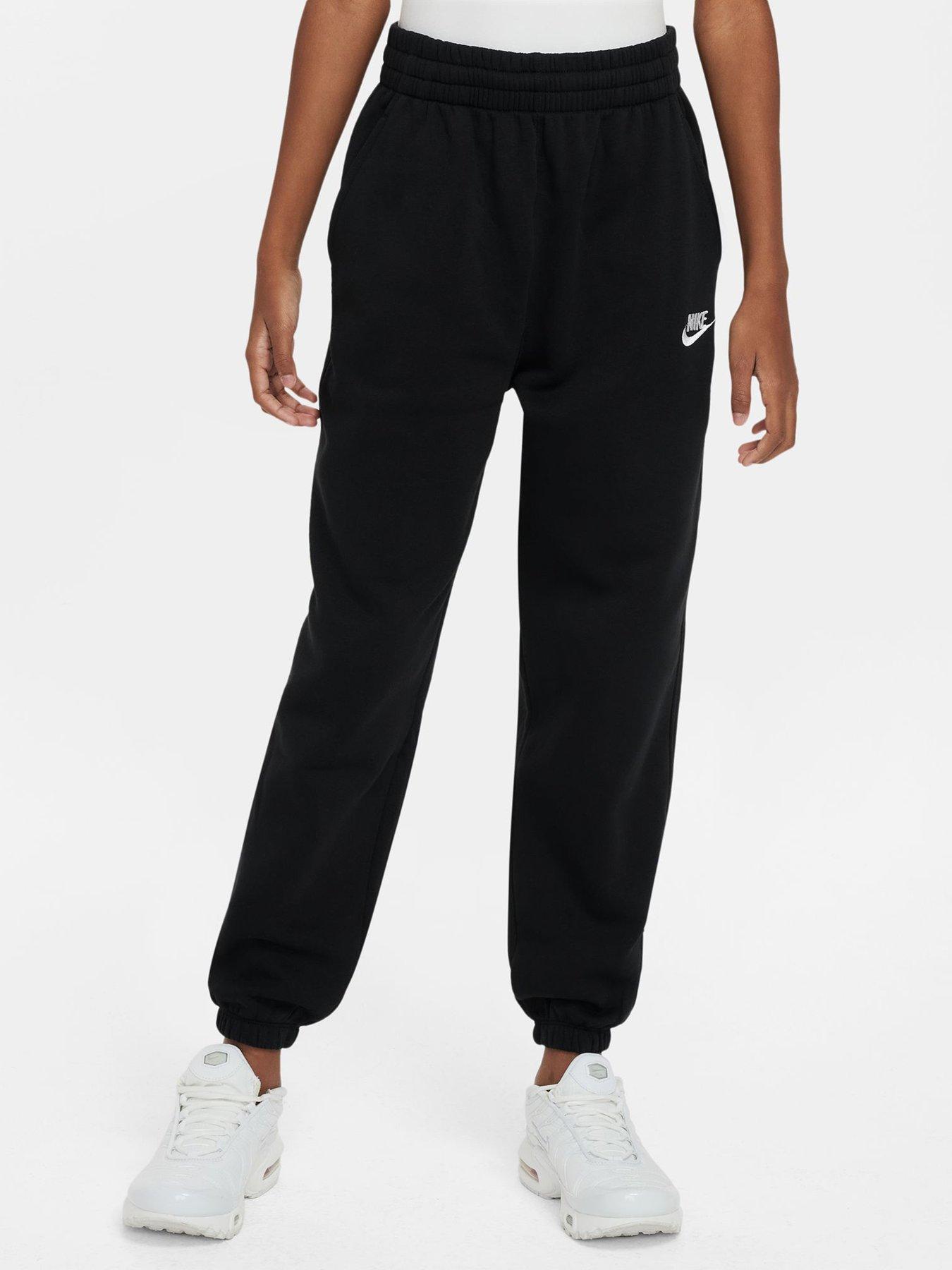 Nike Big Kids Sportswear Club Loose Pants - Black in Black/Black/White