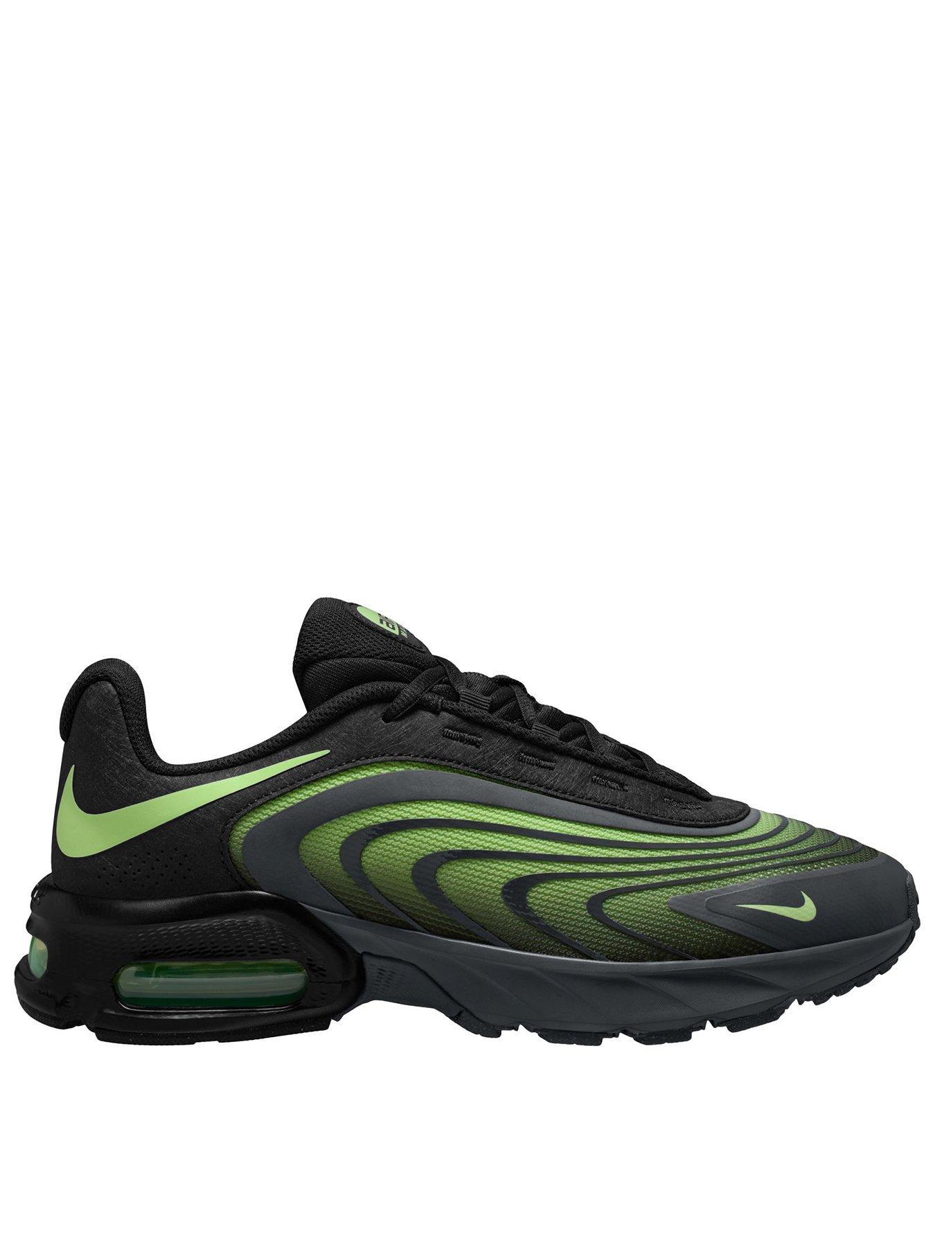 Image 1 of 7 of Nike Mens Nike Air Max Fire Trainers - Black/Green
