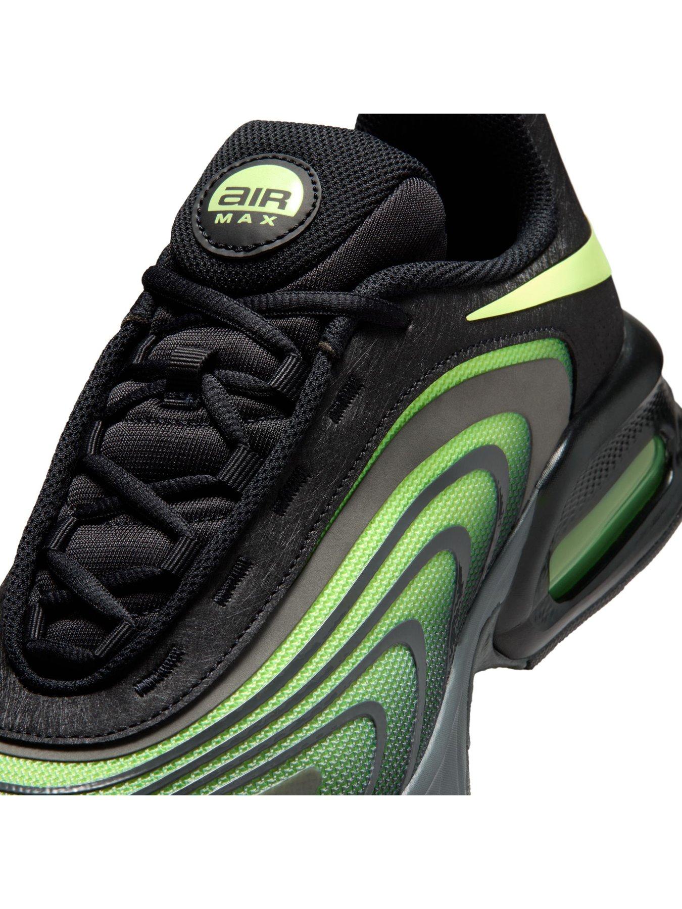 Image 6 of 7 of Nike Mens Nike Air Max Fire Trainers - Black/Green