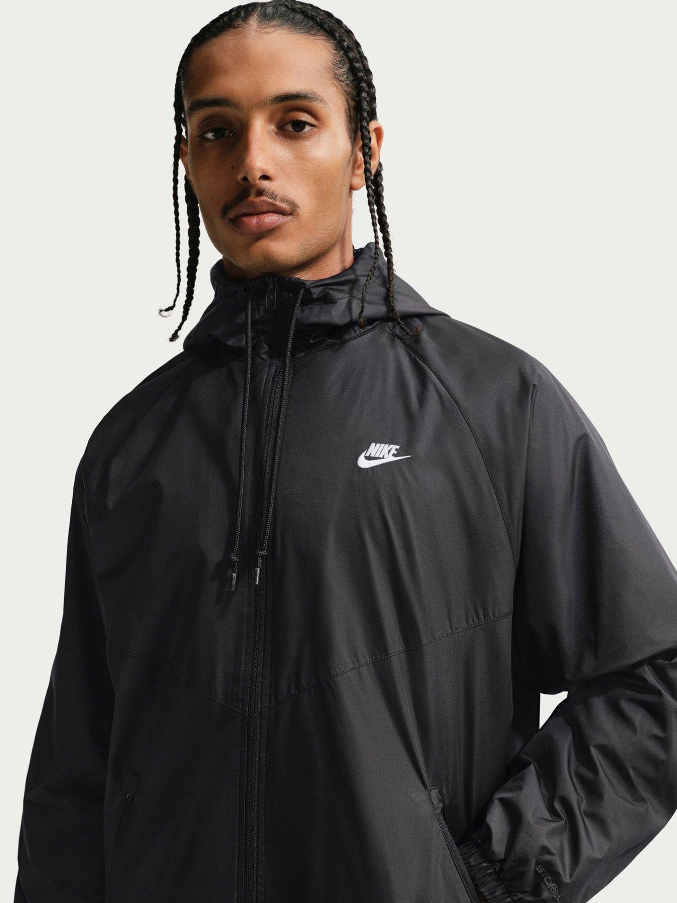 nike-mens-windrunner-lined-jacket-blackfront