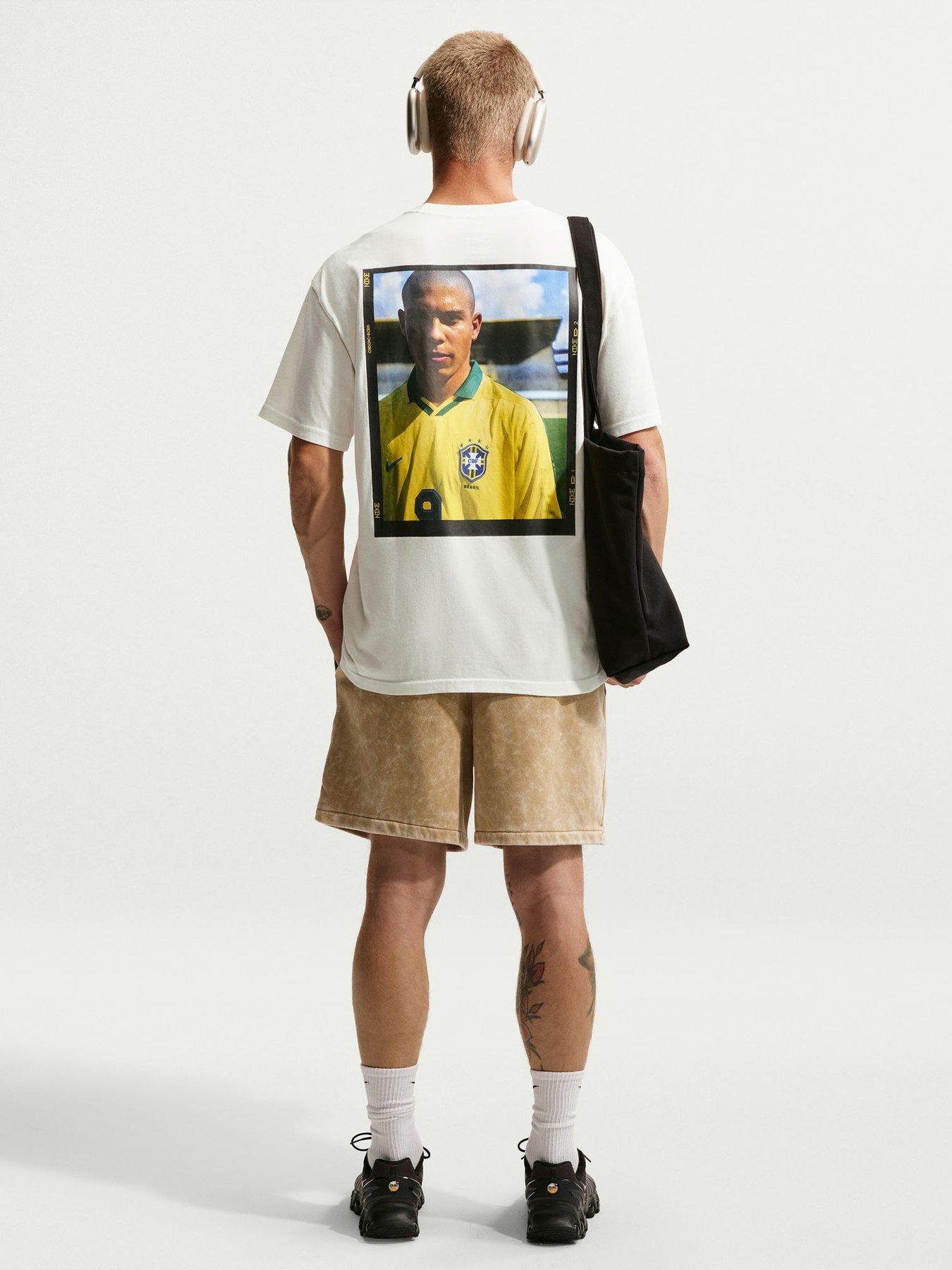 Nike Mens R9 Sportswear Photo T-Shirt - White