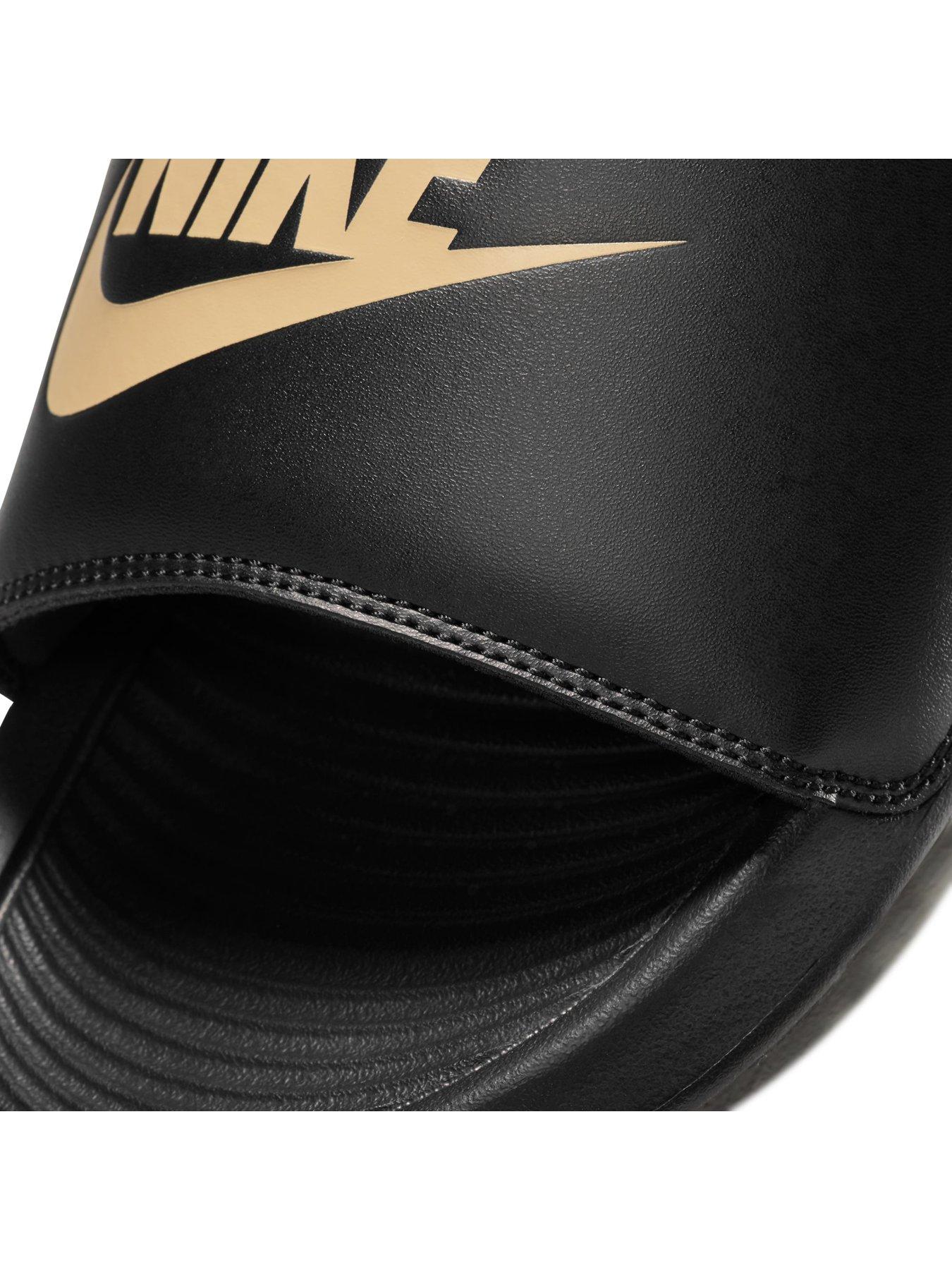 Image 4 of 5 of Nike Mens Victori One Slides - Black