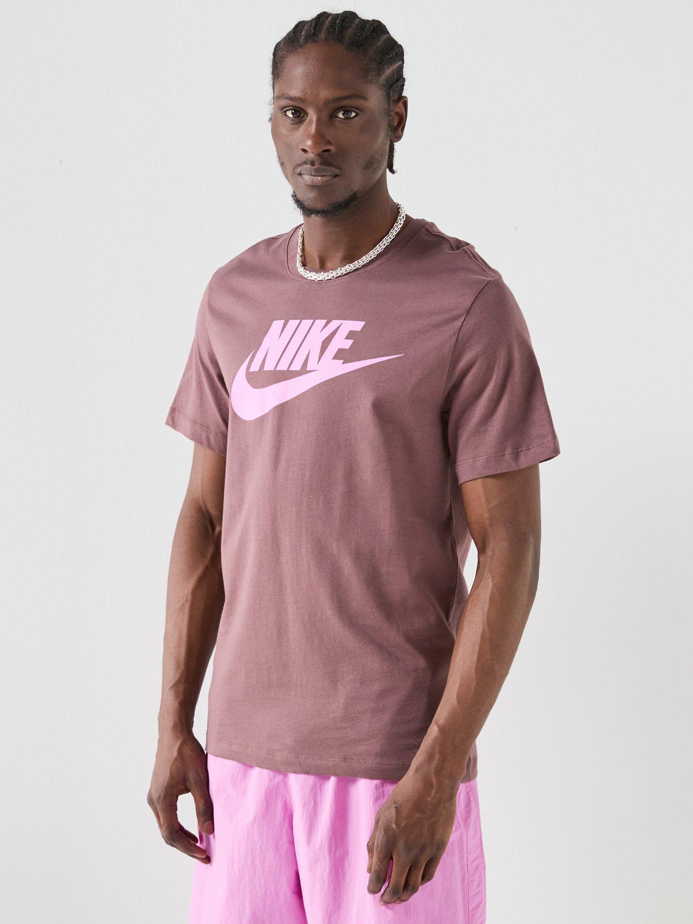 Nike Mens Sportswear Icon Futura T-Shirt - Purple