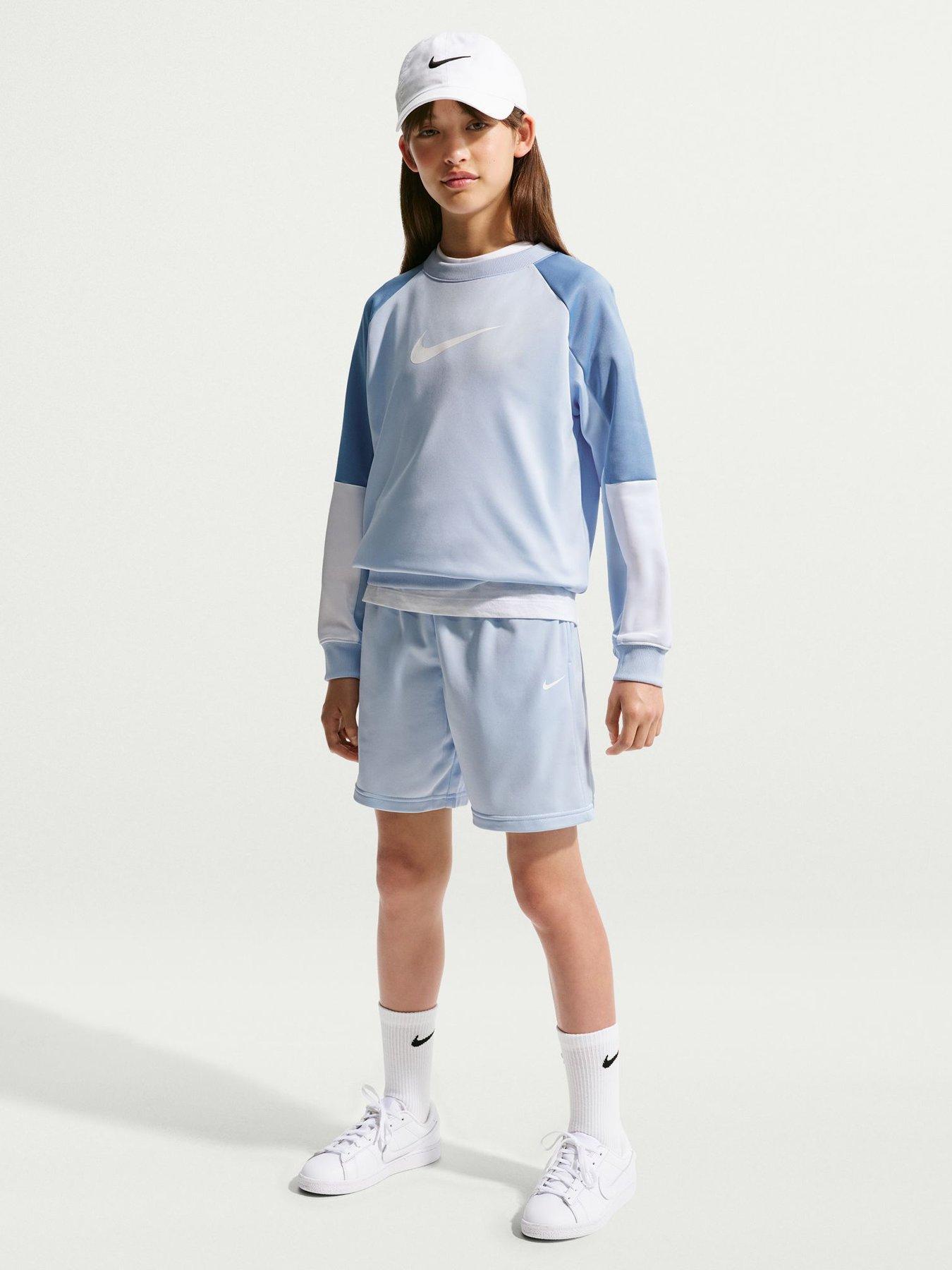 Nike Older Kids Sportswear Shorts Tracksuit - Blue