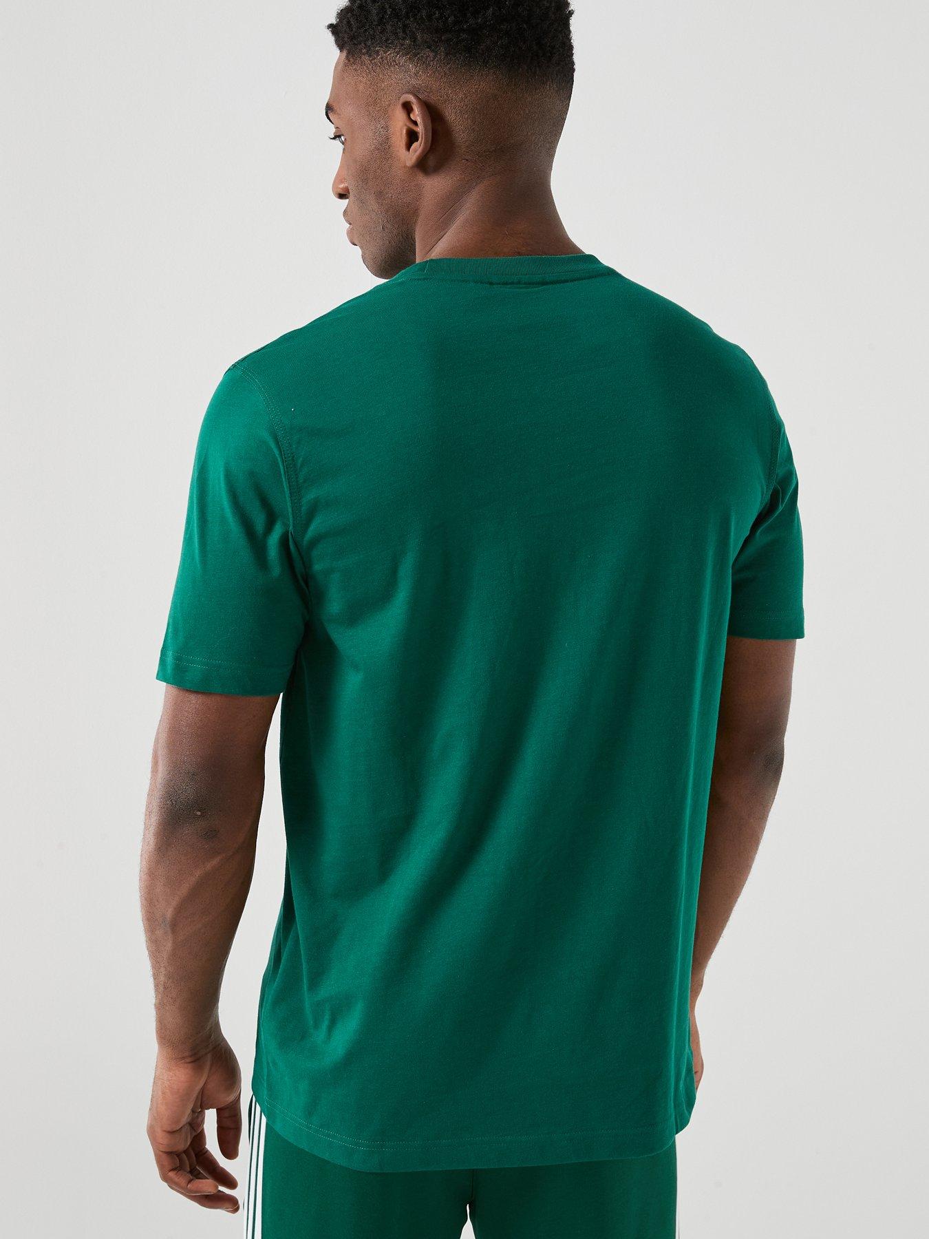 adidas-originals-mens-trefoil-essentials-t-shirt-greenstillFront