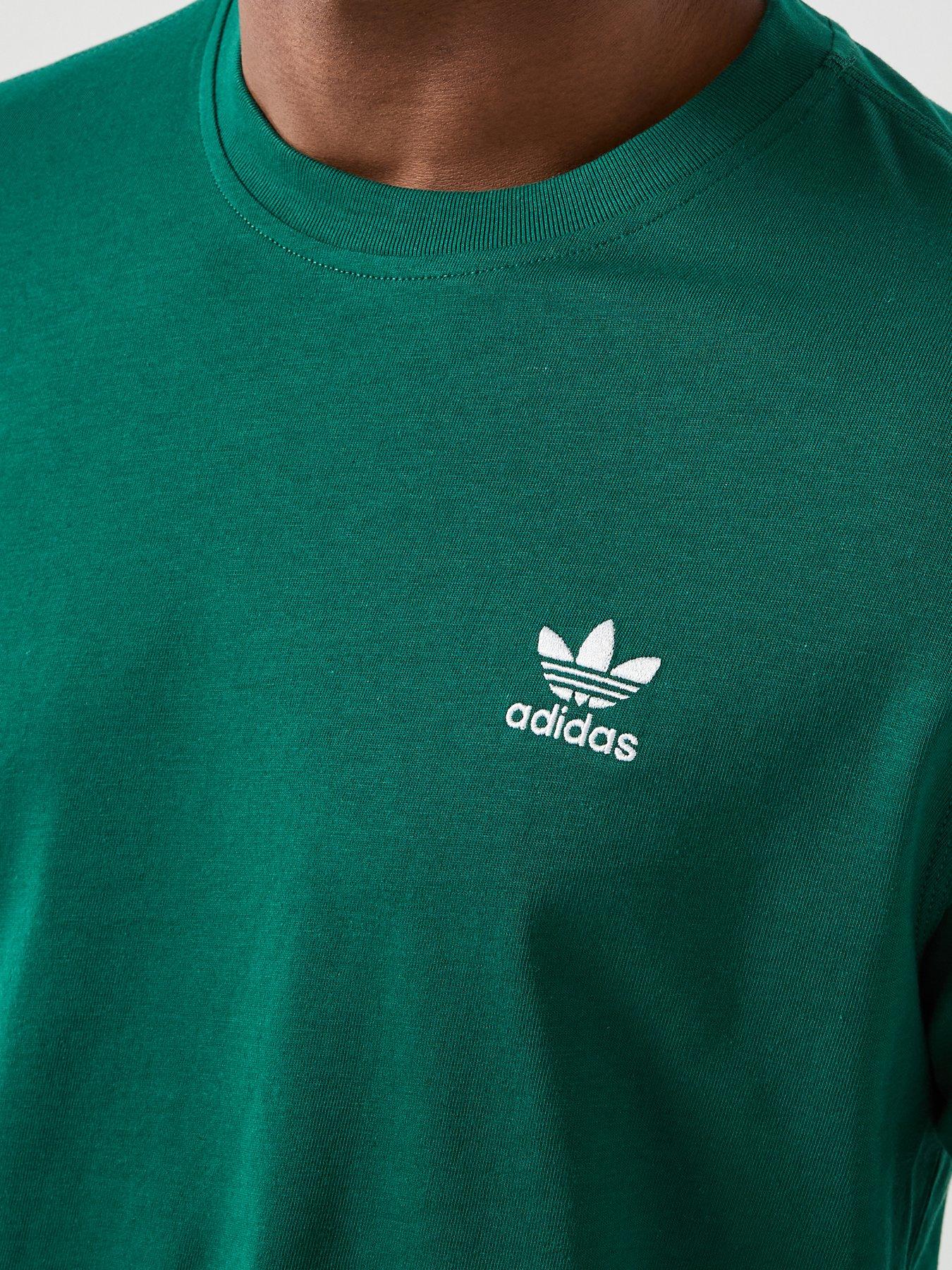 adidas-originals-mens-trefoil-essentials-t-shirt-greendetail