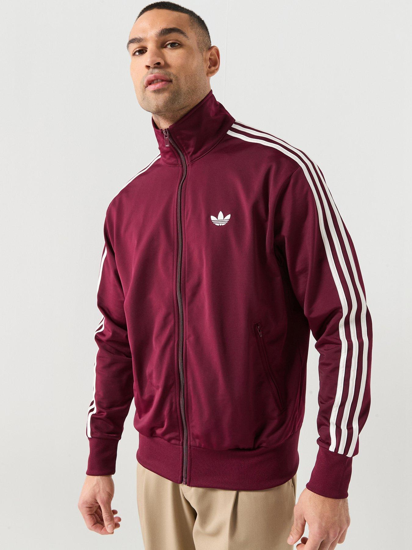 Image 1 of 6 of adidas Originals Men's Firebird Track Top - Maroon