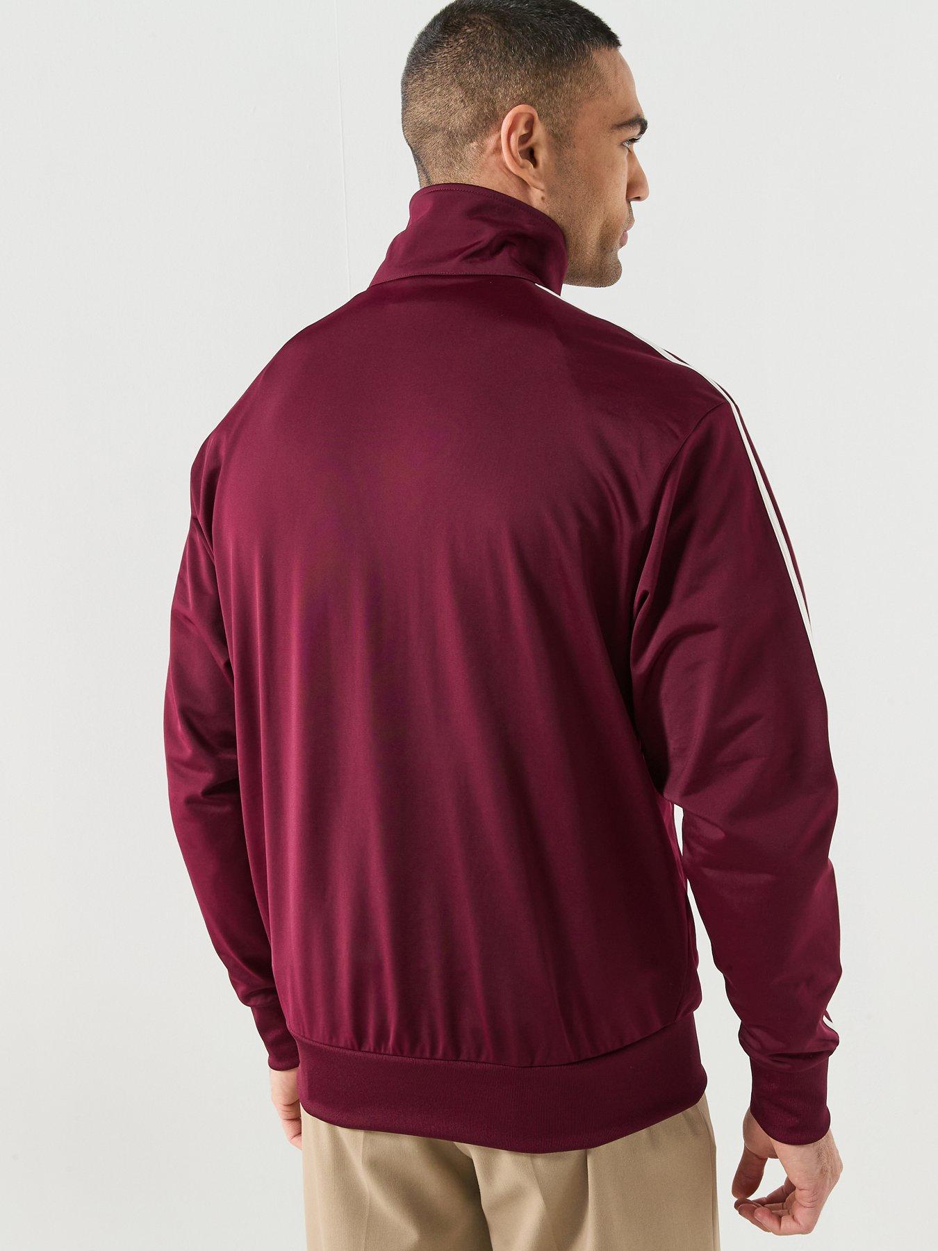 Image 2 of 6 of adidas Originals Men's Firebird Track Top - Maroon
