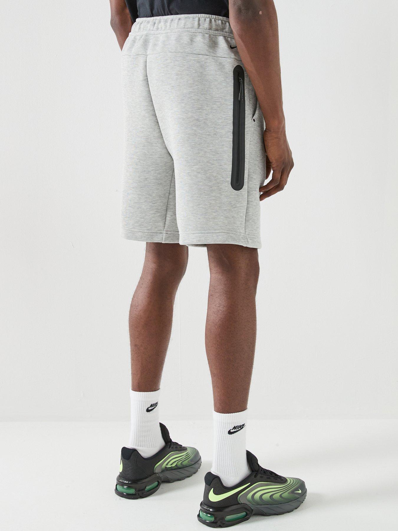 Image 2 of 5 of Nike Mens Tech Fleece Shorts - Grey