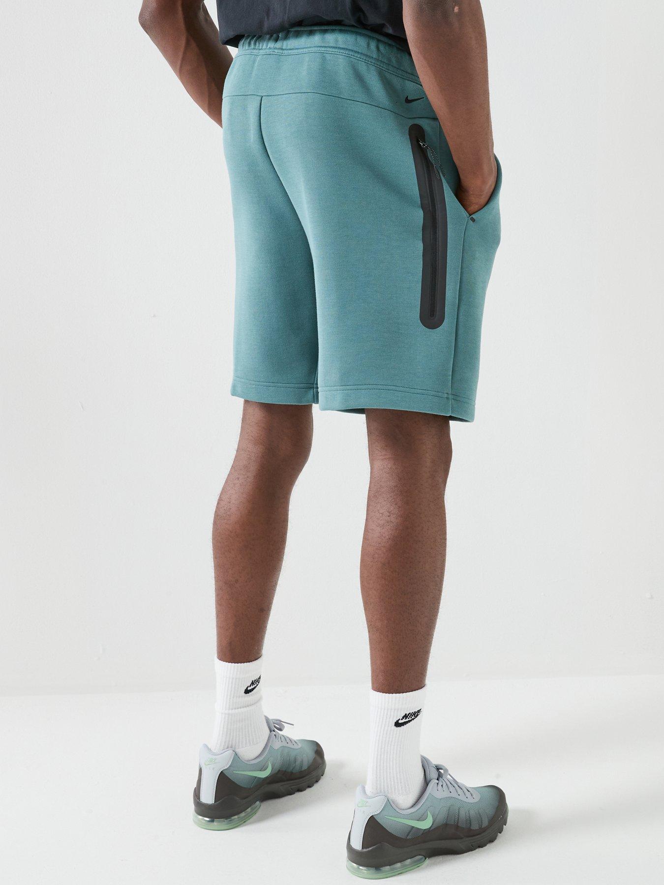 Image 2 of 5 of Nike Mens Tech Fleece Shorts - Green