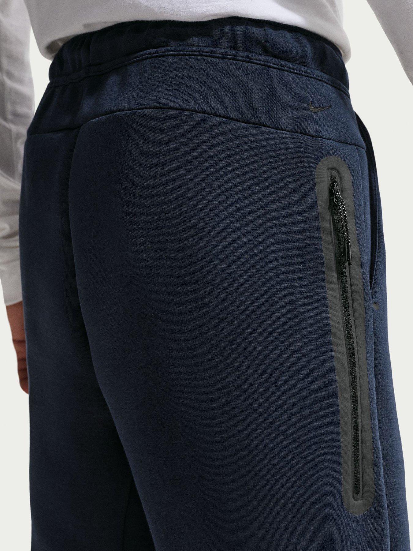 Image 4 of 5 of Nike Mens Tech Fleece Shorts - Blue