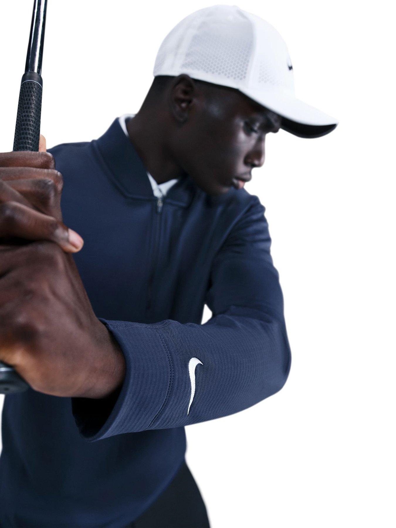 Image 4 of 5 of Nike Mens Golf Victory 1/2 Zip Top - Navy
