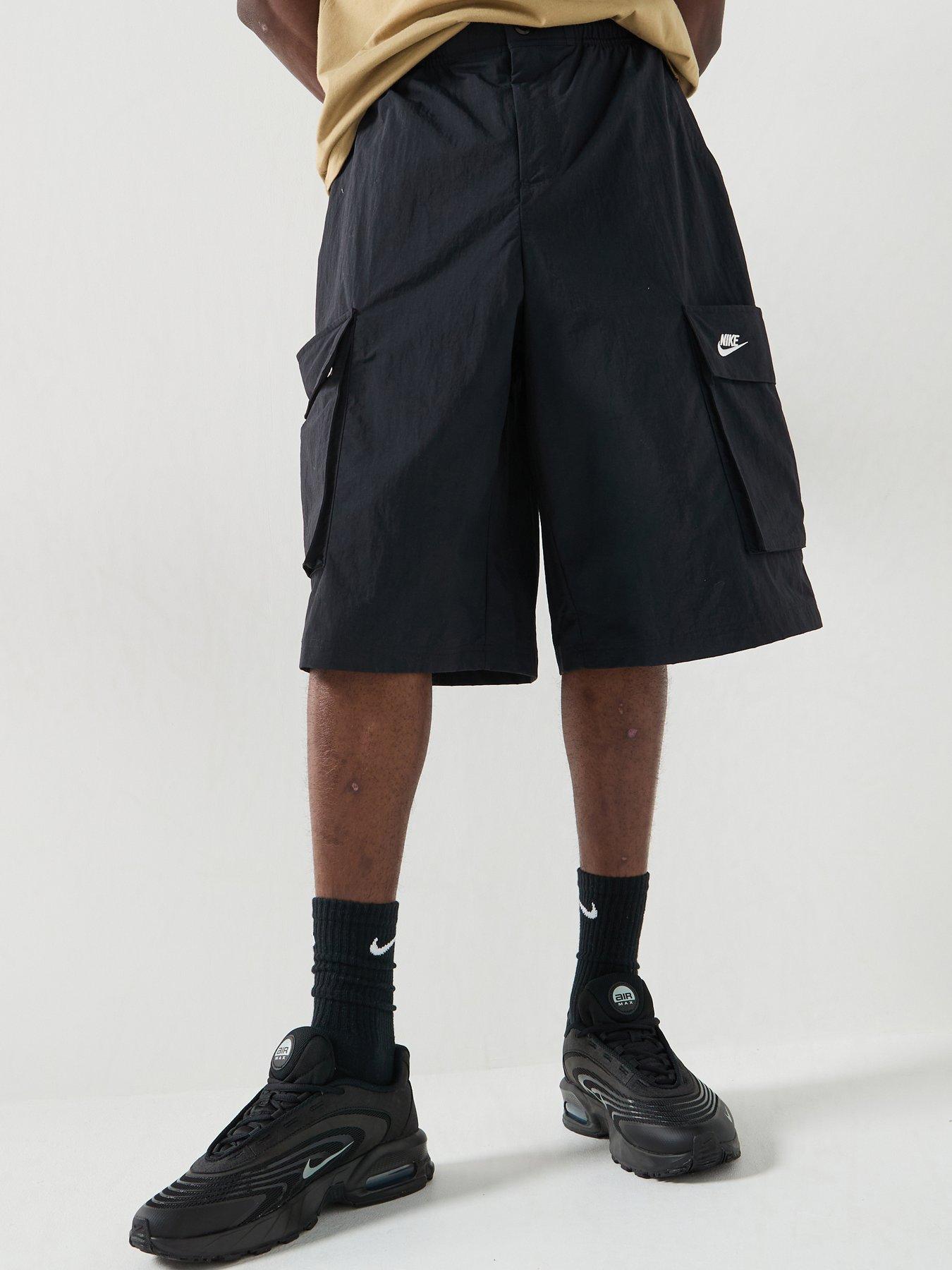nike-mens-club-oversized-cargo-shorts-black