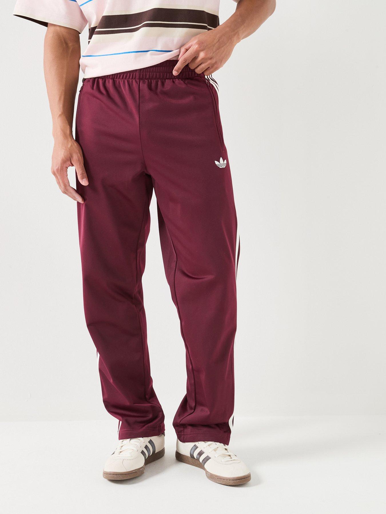 adidas Originals Men's Firebird Tracksuit Pants - Red