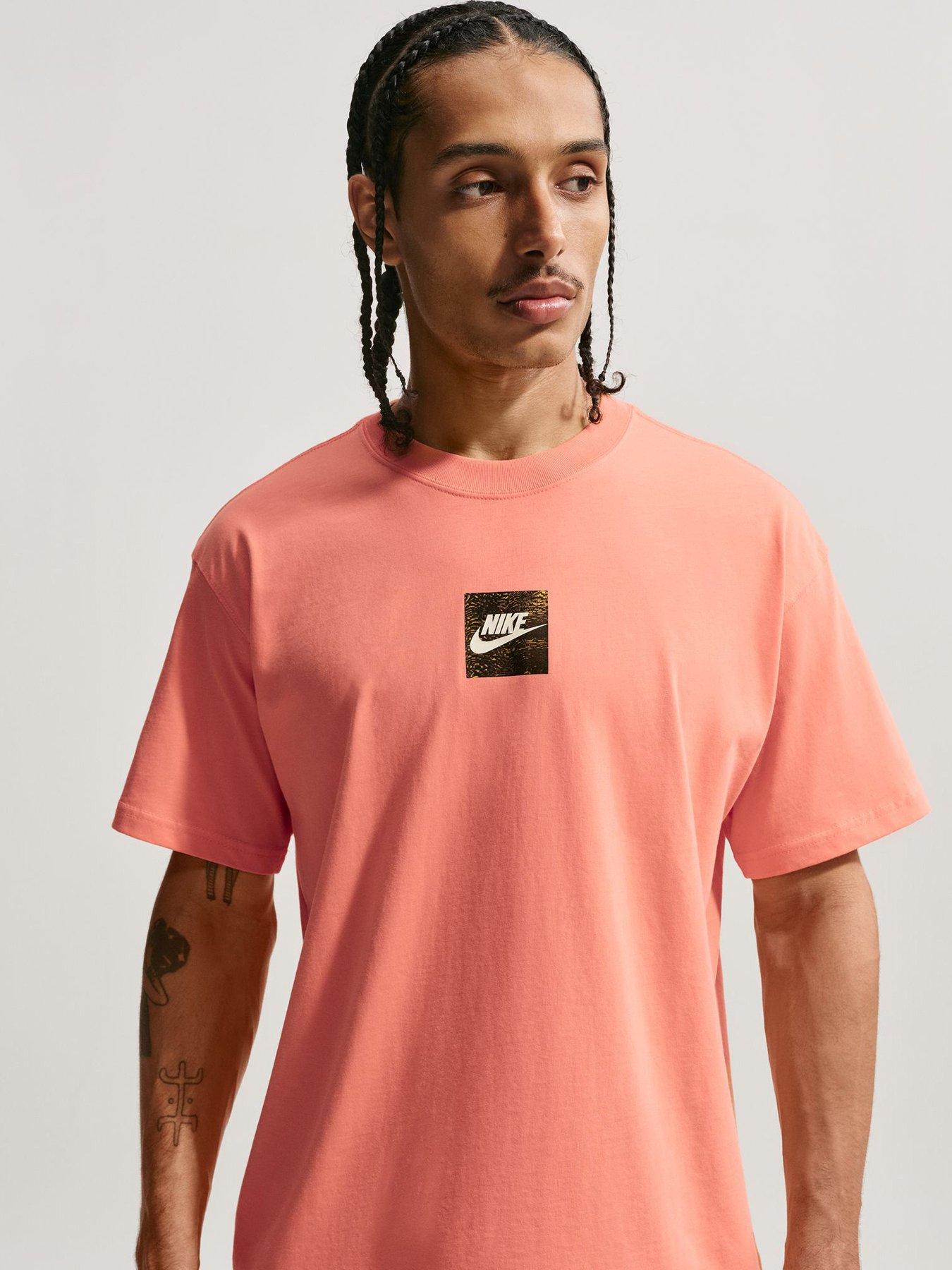 Nike Mens Sportswear Celebrate Future Loose T-Shirt - Orange