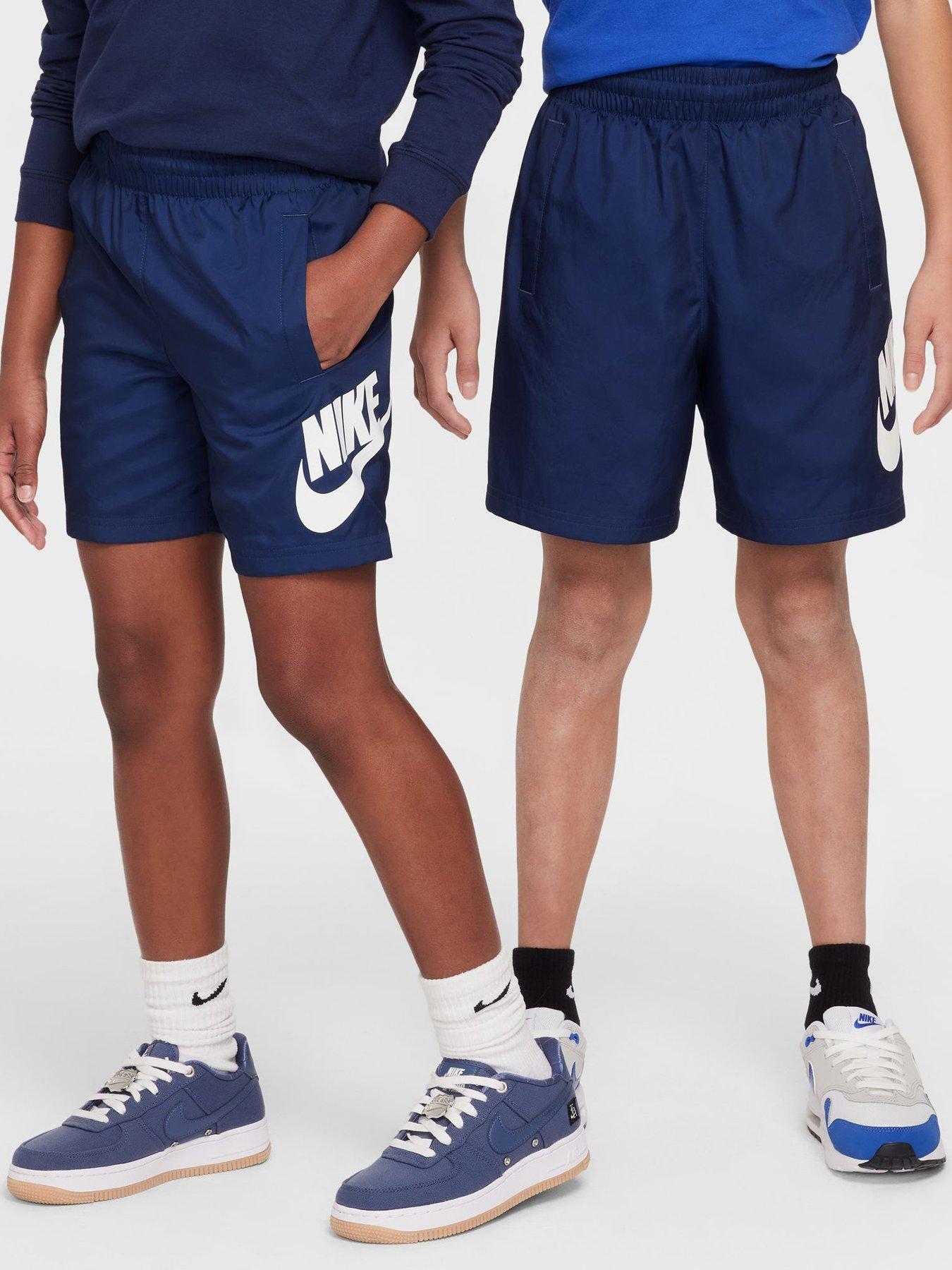 Nike Big Kids Sportswear Club Woven Shorts - Blue