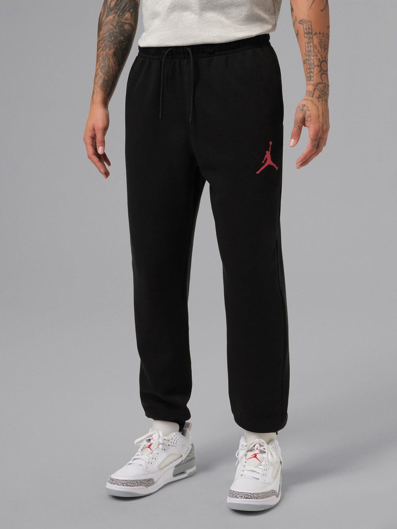 Jordan Mens Jumpman Fleece Pants - Black