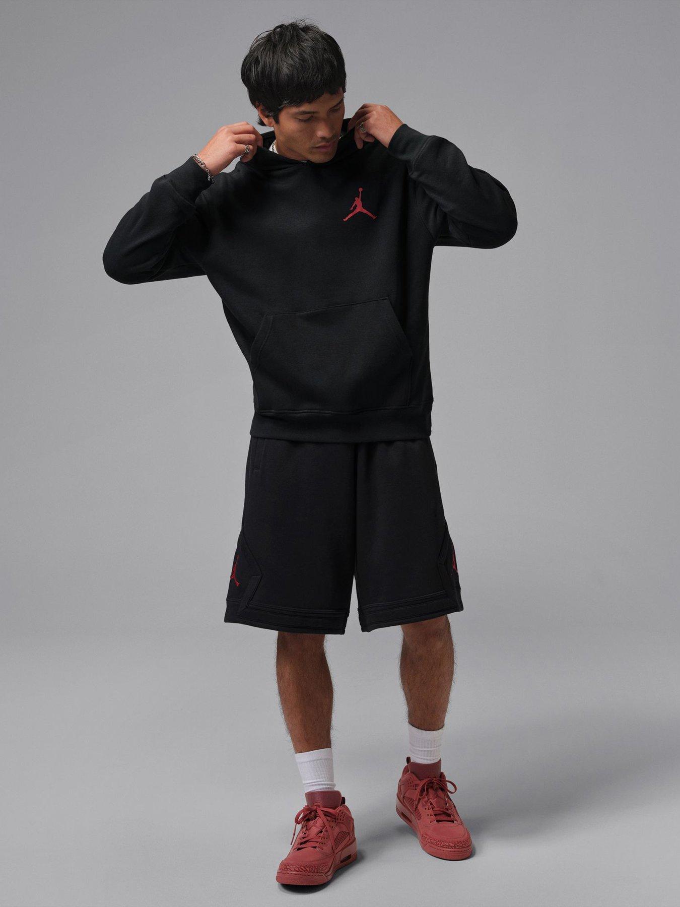 Image 3 of 5 of Jordan Nike Mens Jumpman Fleece Pullover Hoodie - Black