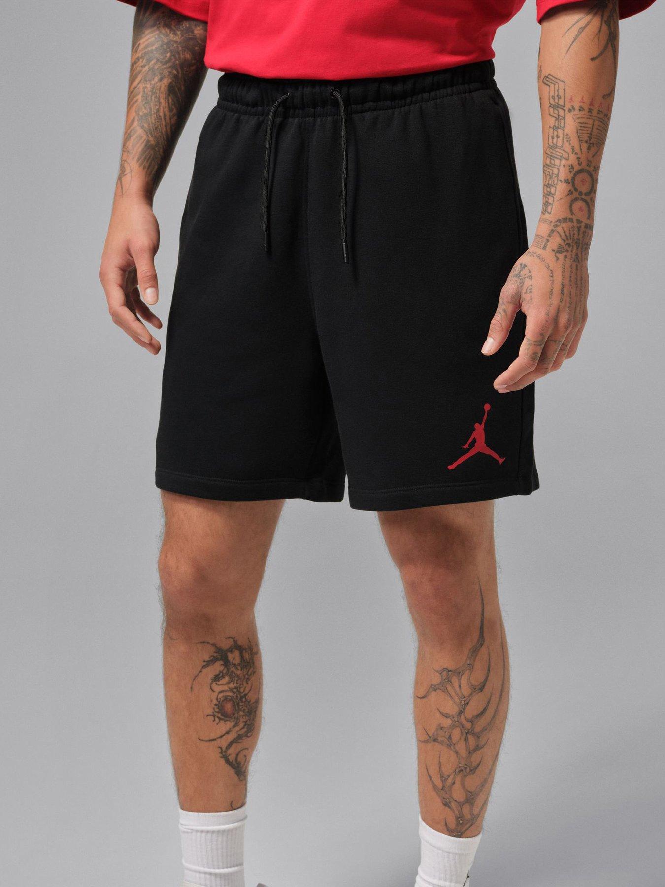 Jordan Mens Jumpman Fleece Shorts - Black
