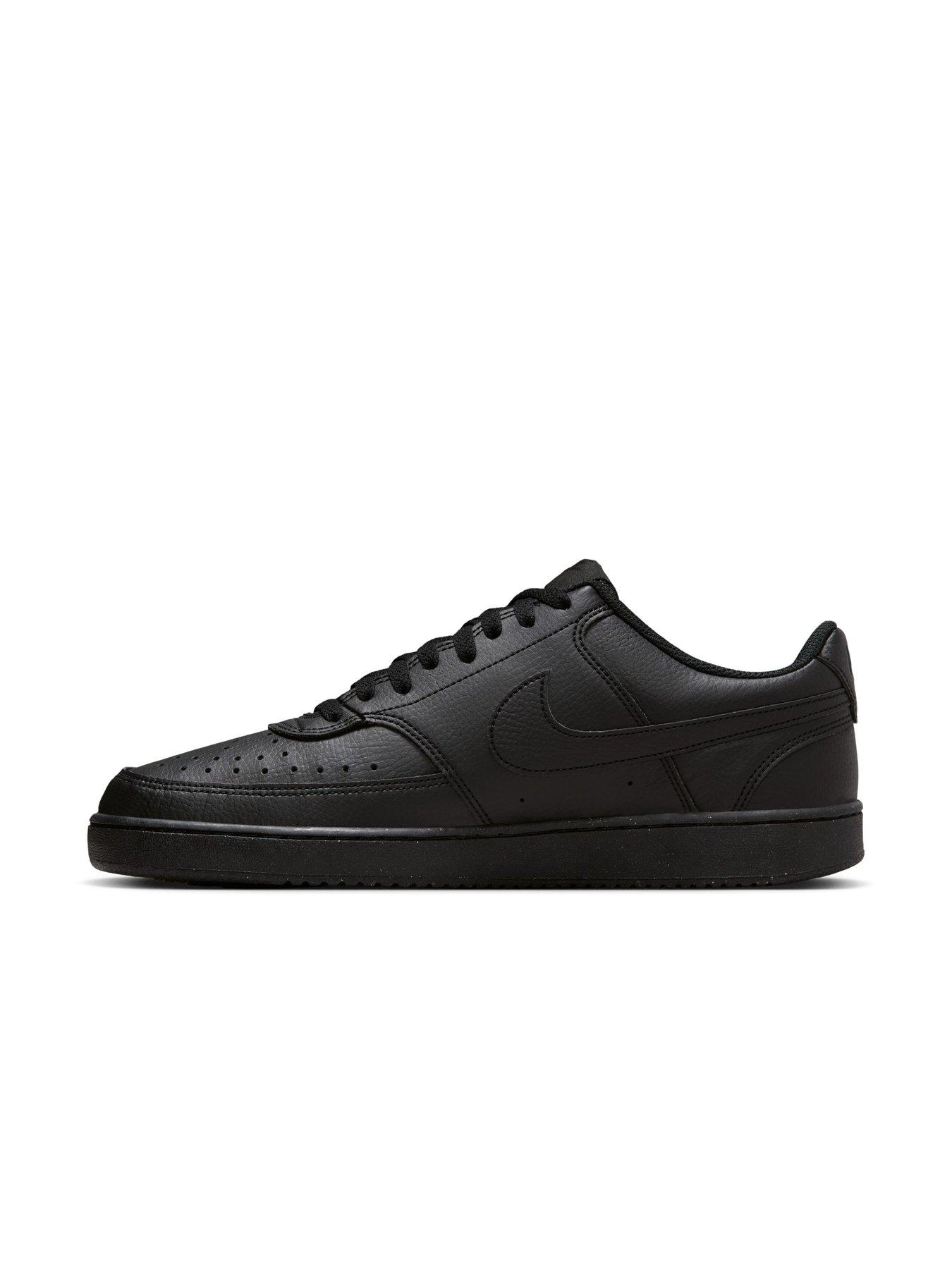 Image 7 of 8 of Nike Men's Court Vision Low Next Nature Trainers - Black