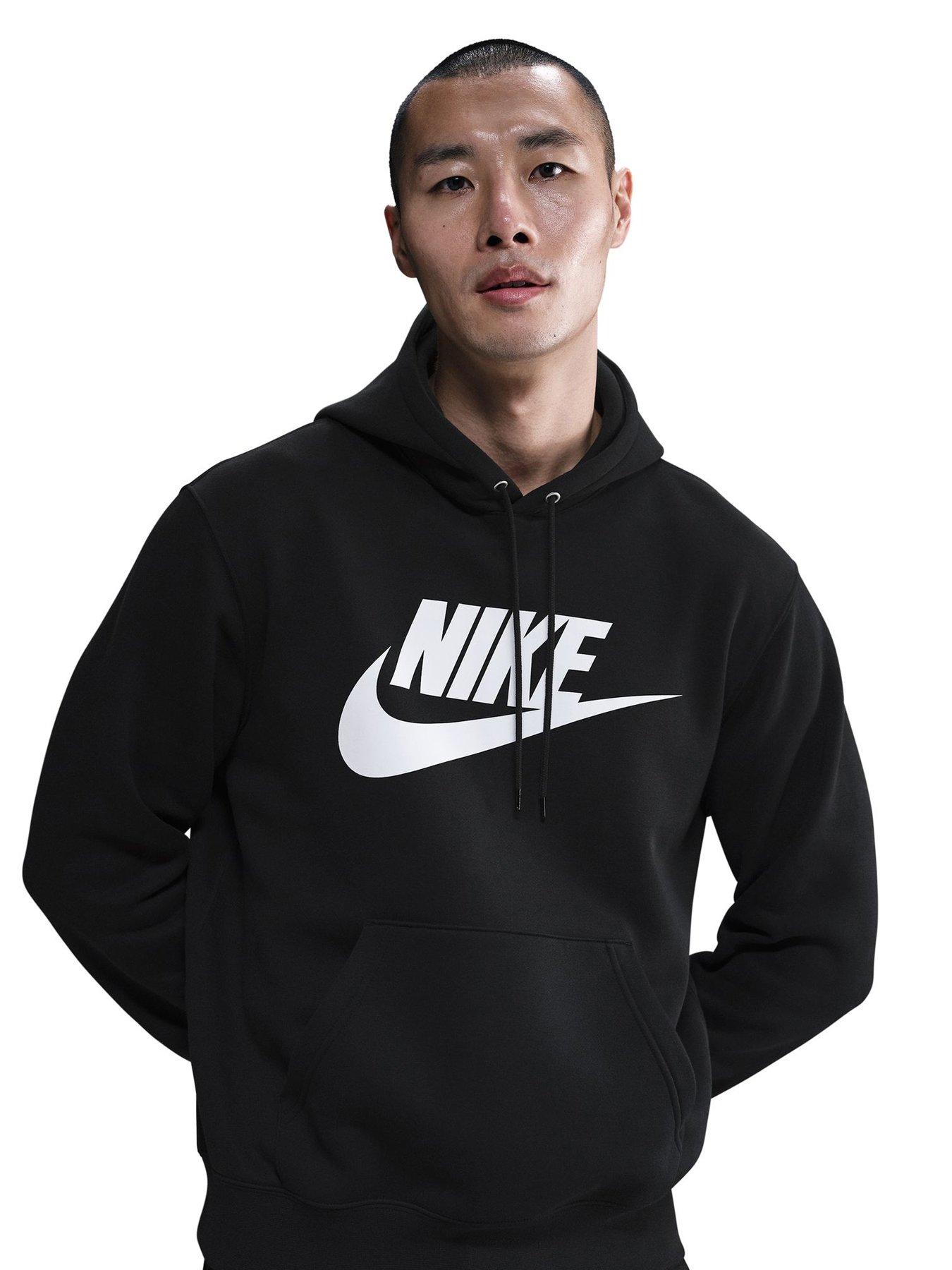 nike-mens-club-graphic-pullover-hoodie-blackfront