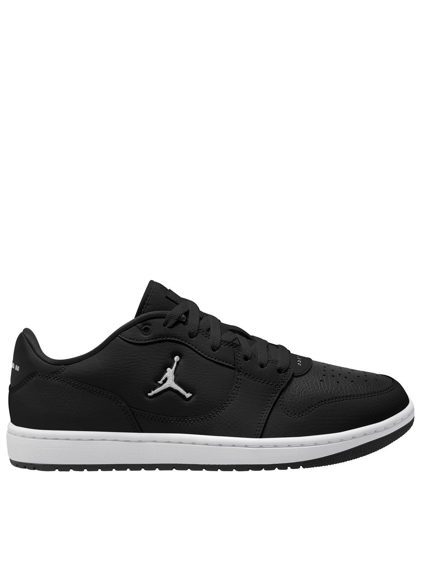 Jordan Nike Mens Access Court Low Shoes - Black