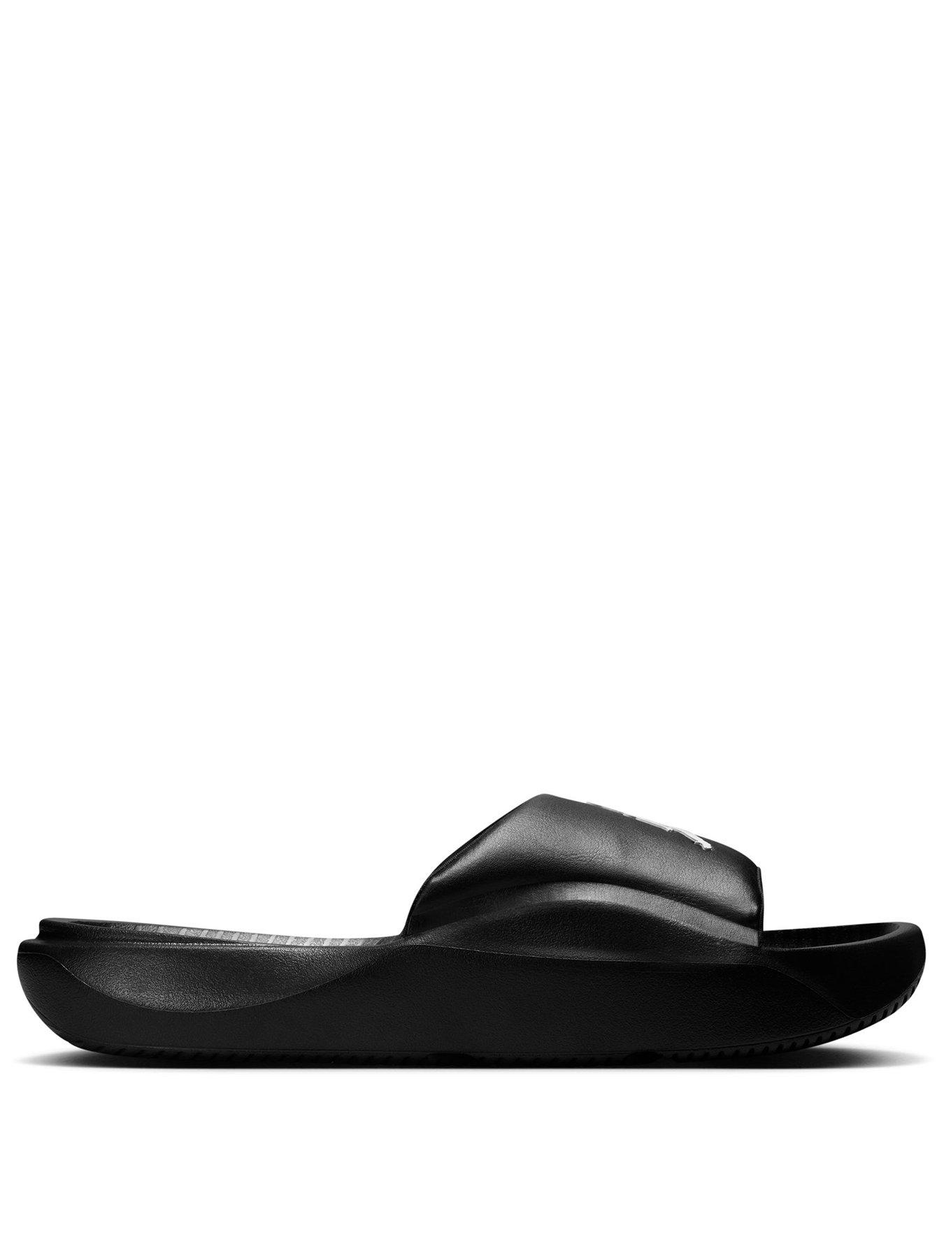 jordan-nike-mens-franchise-slides-blackstillFront