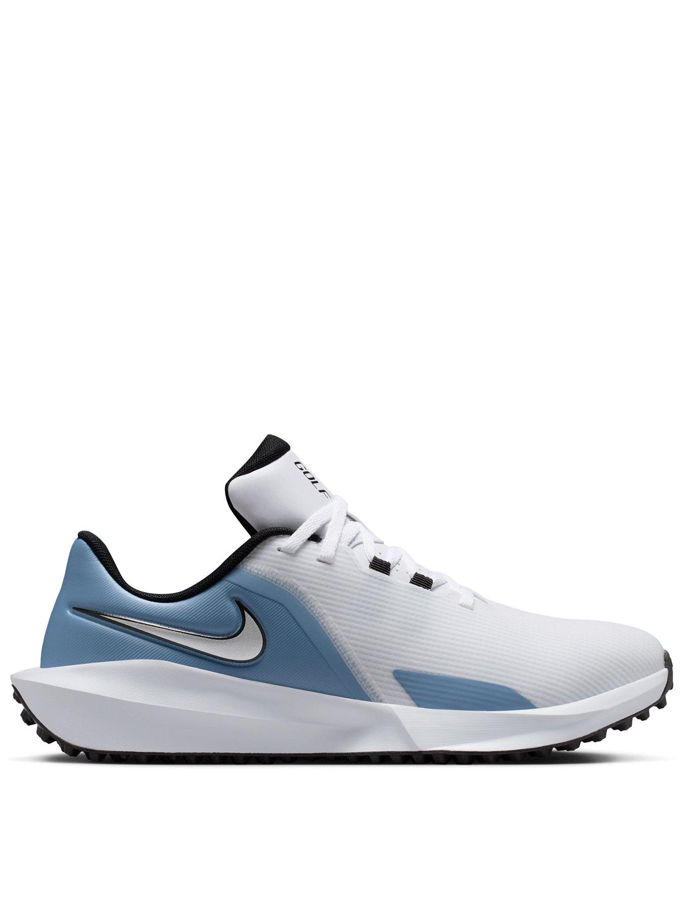 Image 1 of 6 of Nike Mens Golf Infinity Golf Trainers - White/Blue