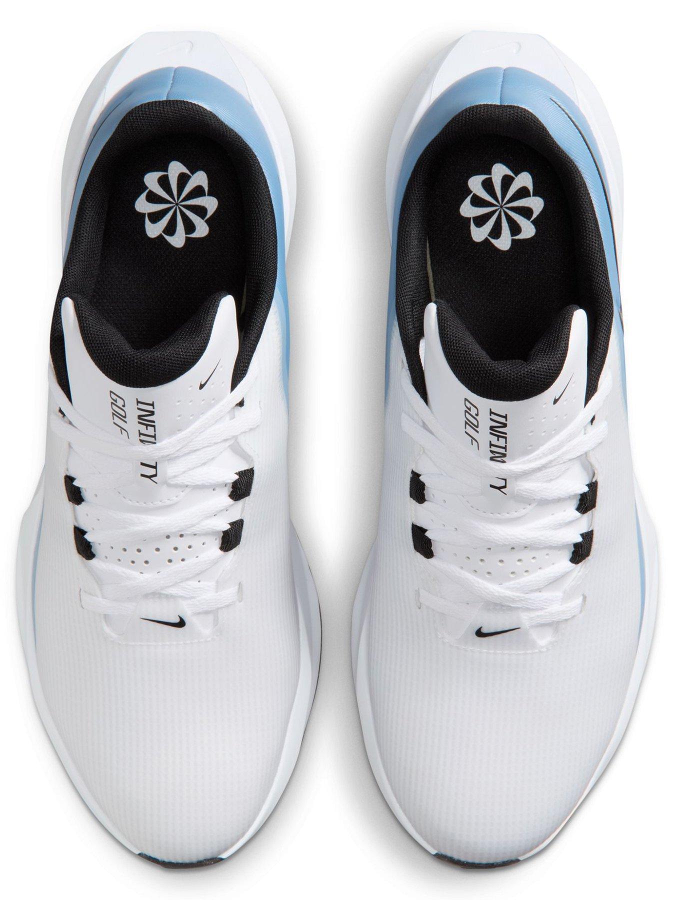 Image 4 of 6 of Nike Mens Golf Infinity Golf Trainers - White/Blue