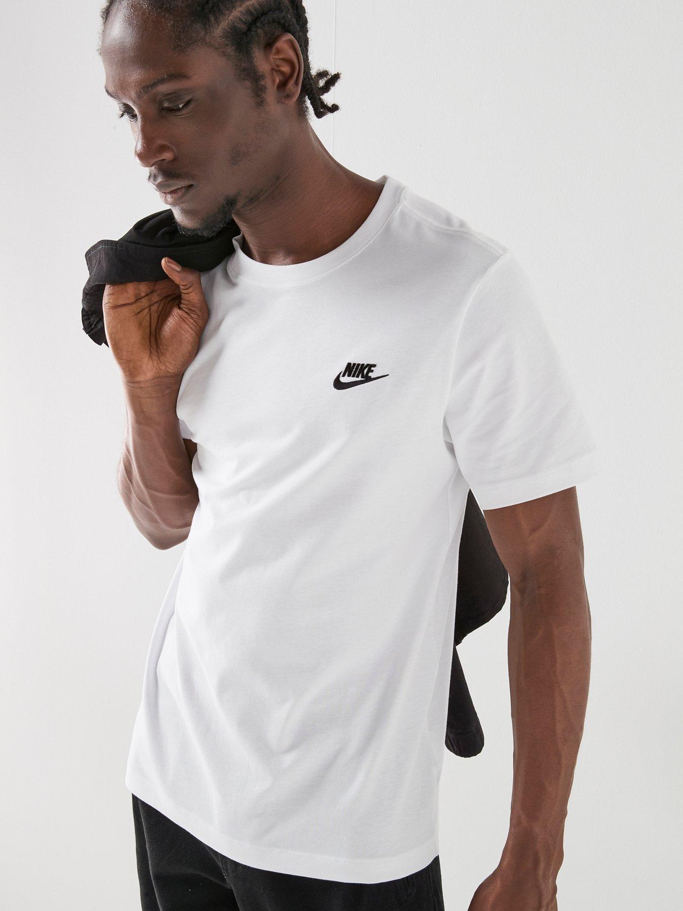 Nike Mens Sportswear Club T-Shirt - White