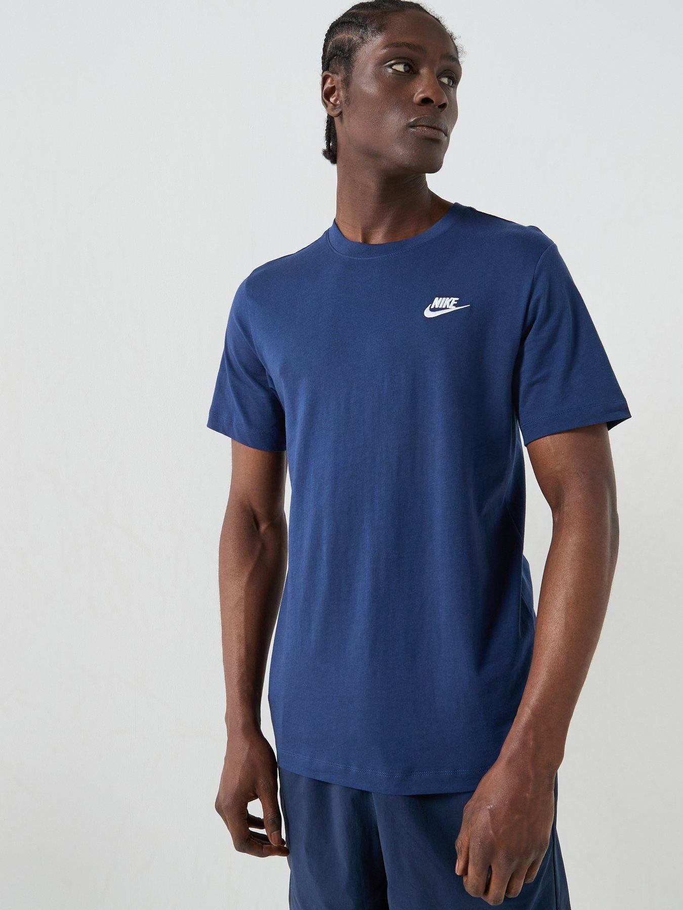 Nike Mens Sportswear Club T-Shirt - Blue