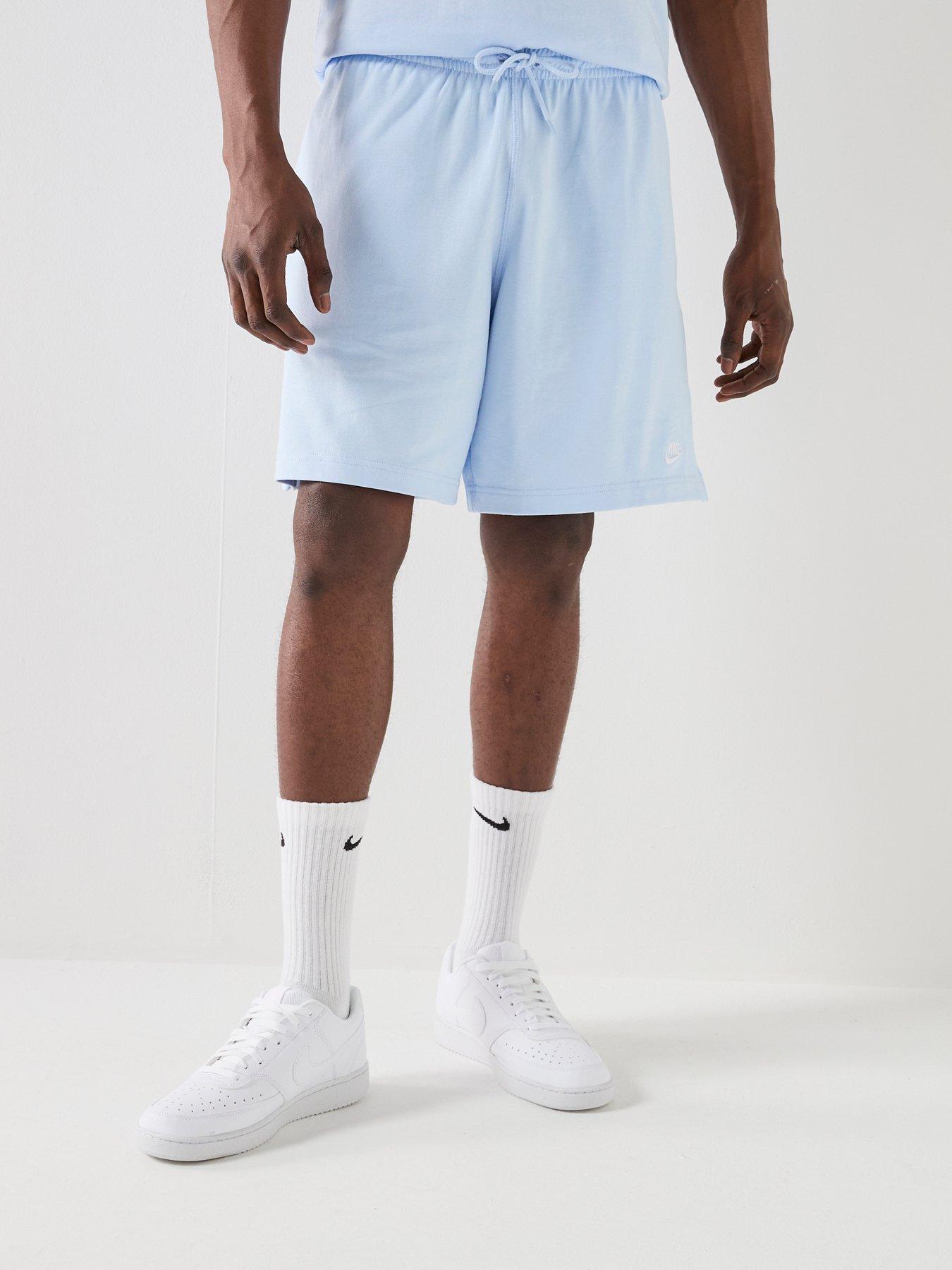 Image 1 of 7 of Nike Mens Club Knit Shorts - Blue