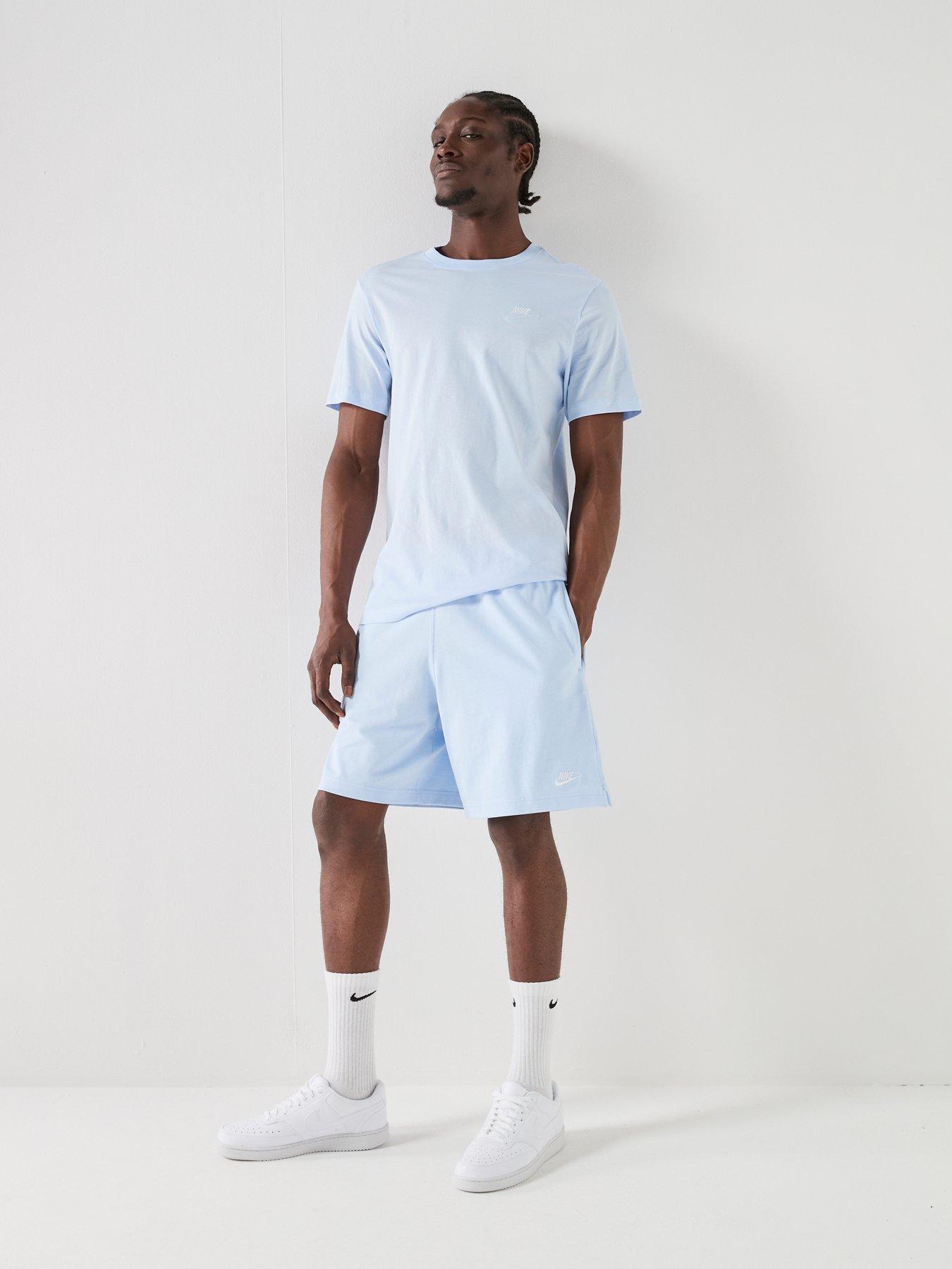 Image 3 of 7 of Nike Mens Club Knit Shorts - Blue