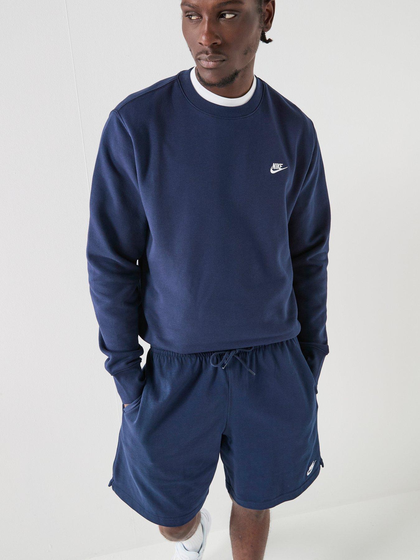 Nike Mens Club Knit Shorts - Blue