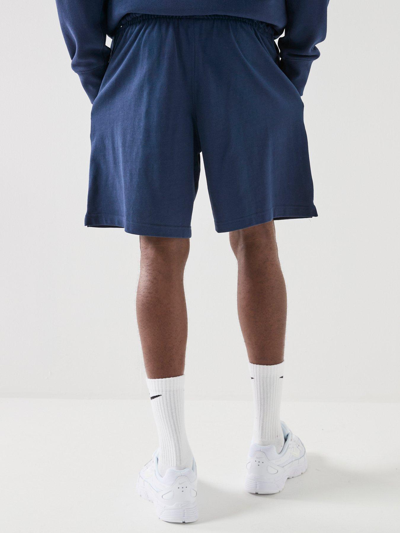 nike-mens-club-knit-shorts-navystillFront