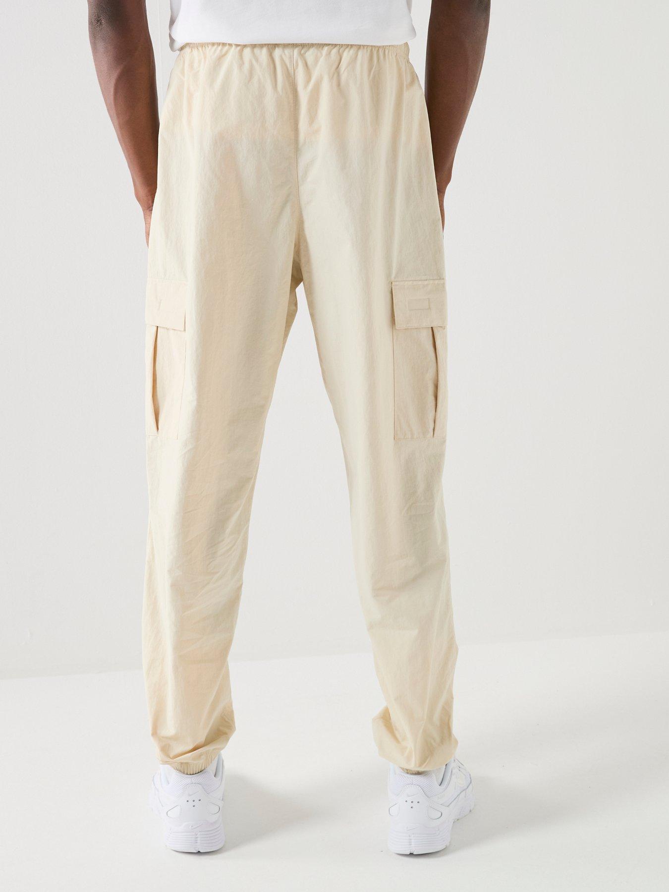 Image 2 of 7 of Nike Mens Club Woven Cargo Trousers - Beige
