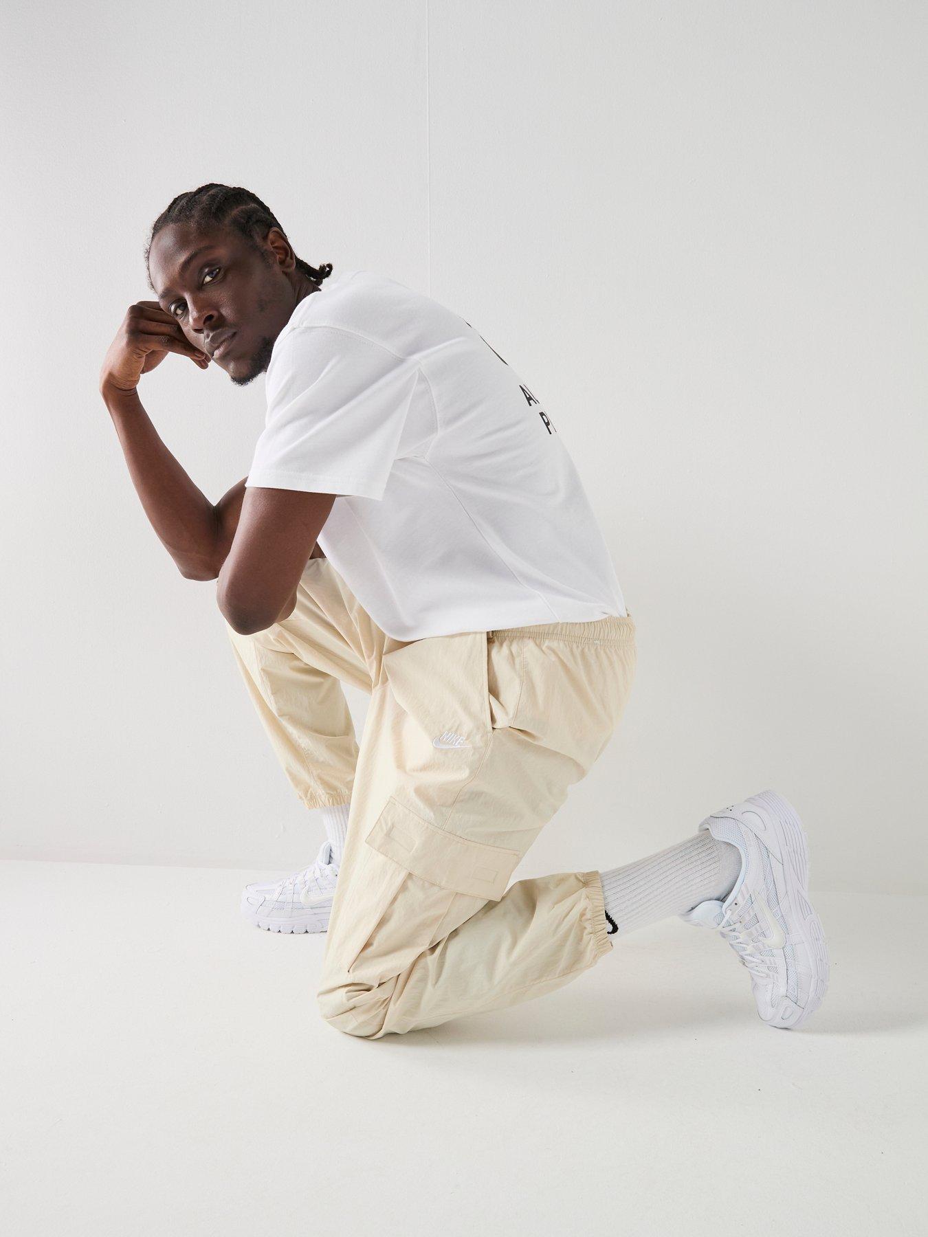 Image 6 of 7 of Nike Mens Club Woven Cargo Trousers - Beige
