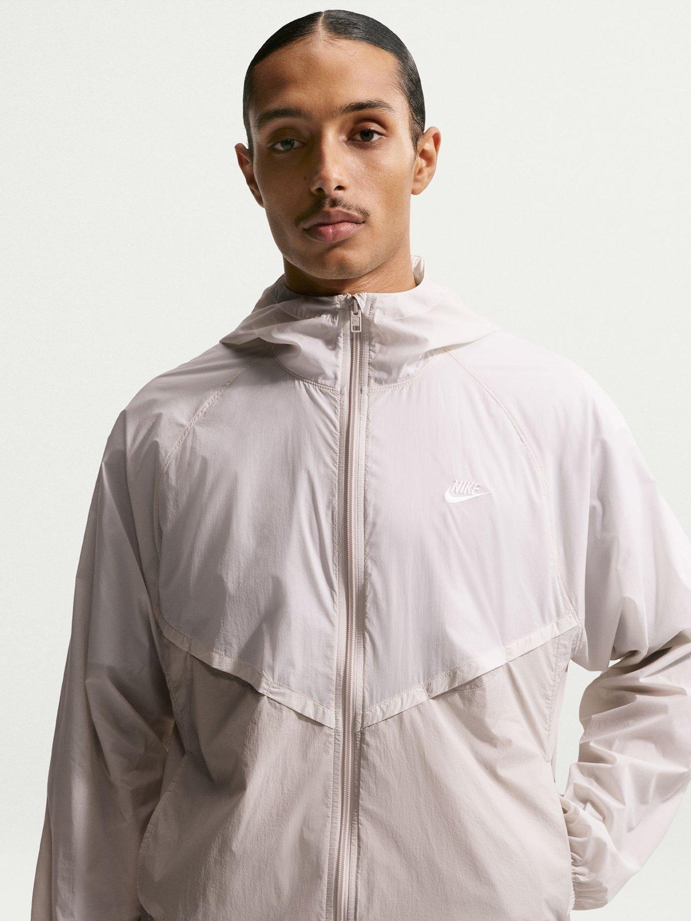 Nike Mens Windrunner Lightweight Unlined UV Jacket - White