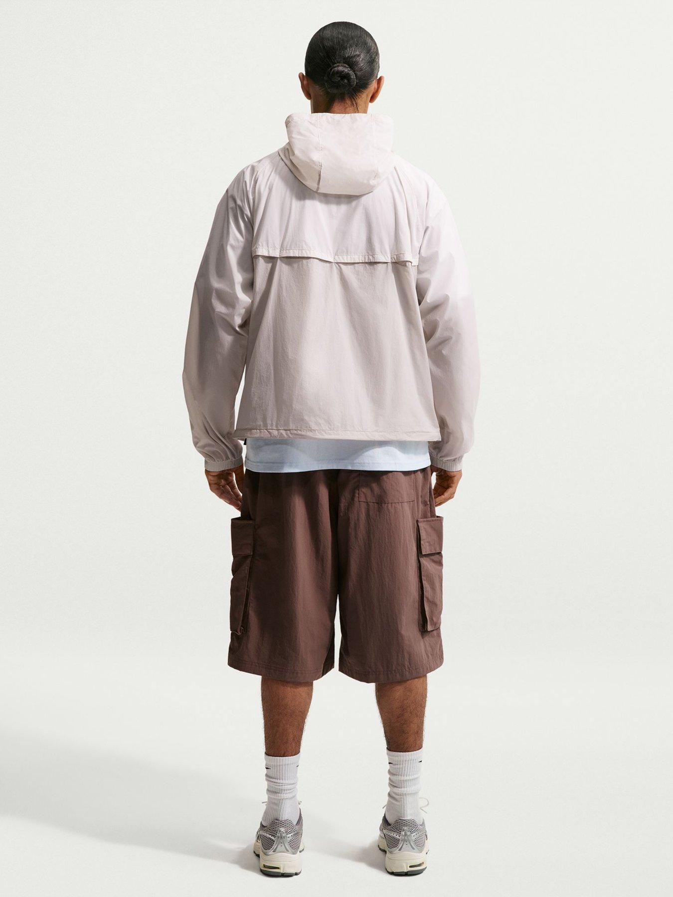 Image 4 of 6 of Nike Mens Windrunner Lightweight Unlined UV Jacket - White